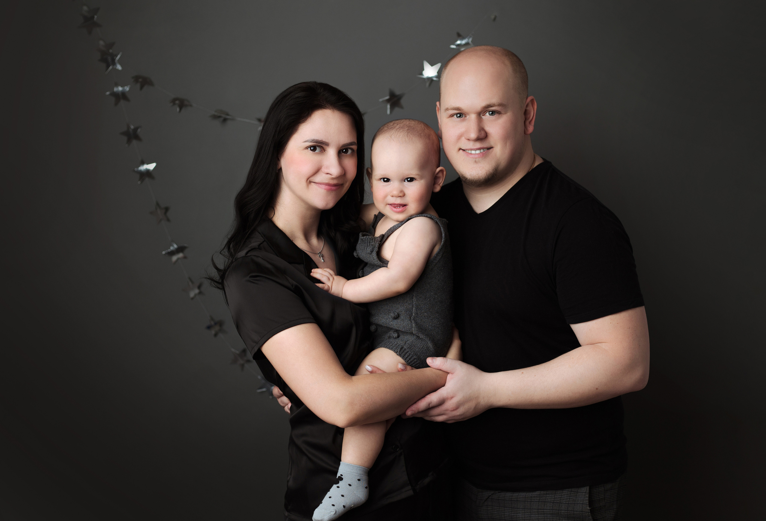 С родителями. Фотограф беременности, новорожденных Москва. годики под ключ