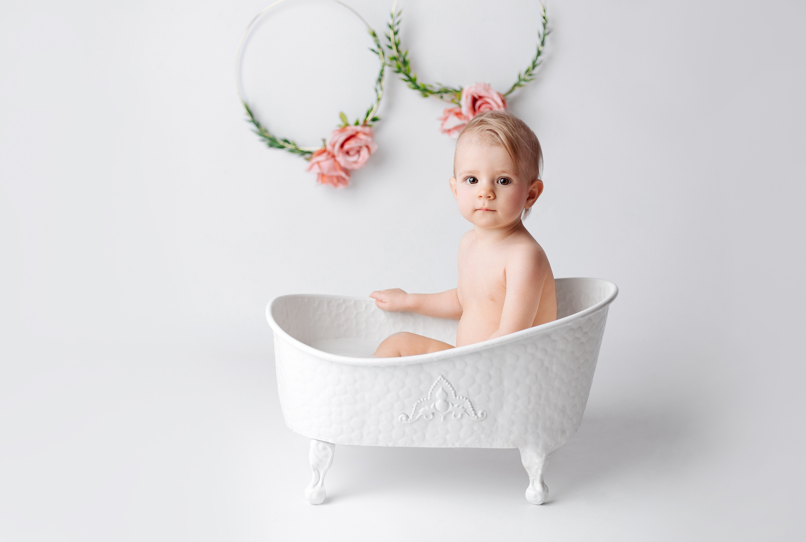 Ванночки. Фотограф беременности, новорожденных Москва. годики под ключ