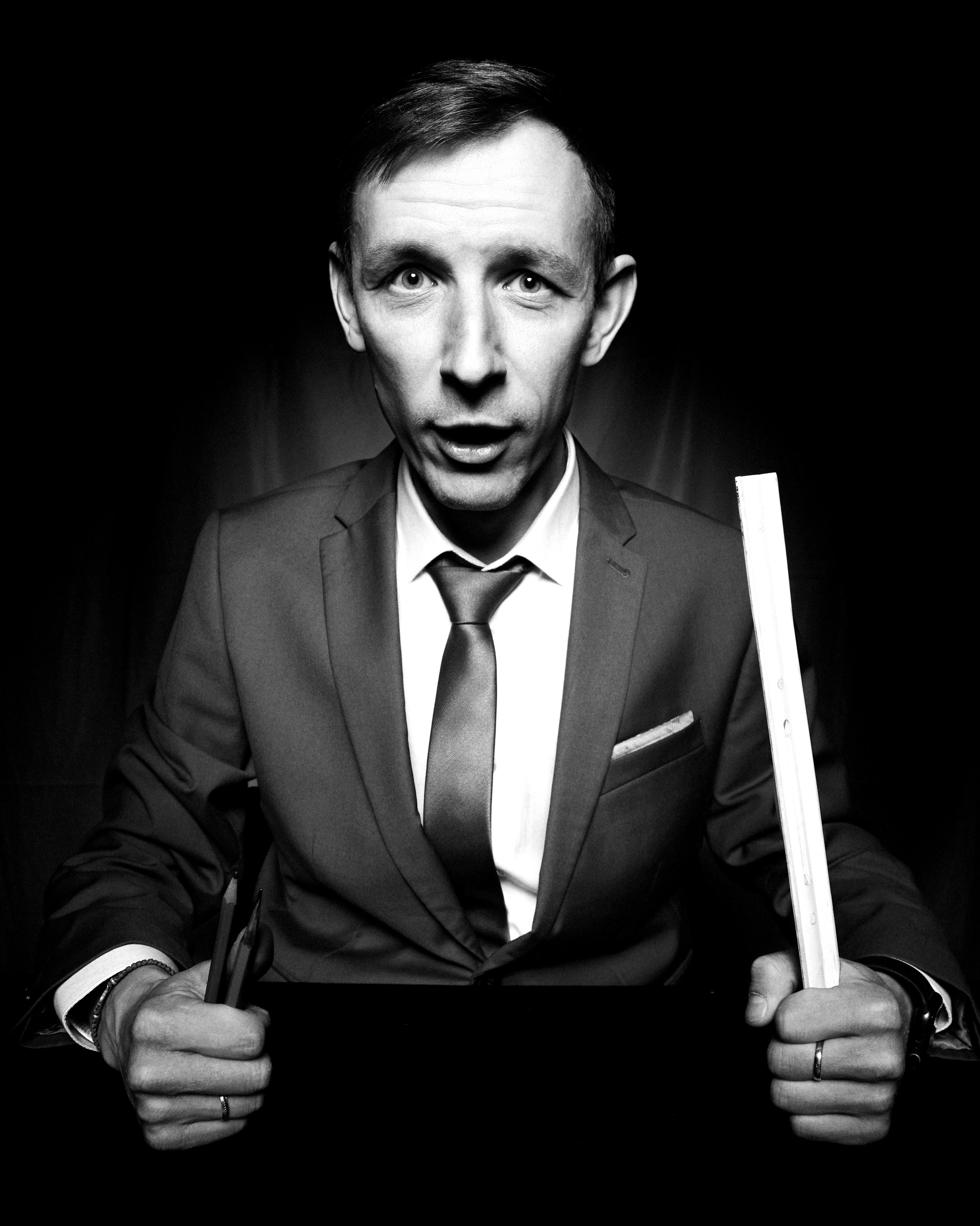 Автопортрет. Мужской портрет. Портрет учителя искусства. Фотограф Полозов И. Московская область