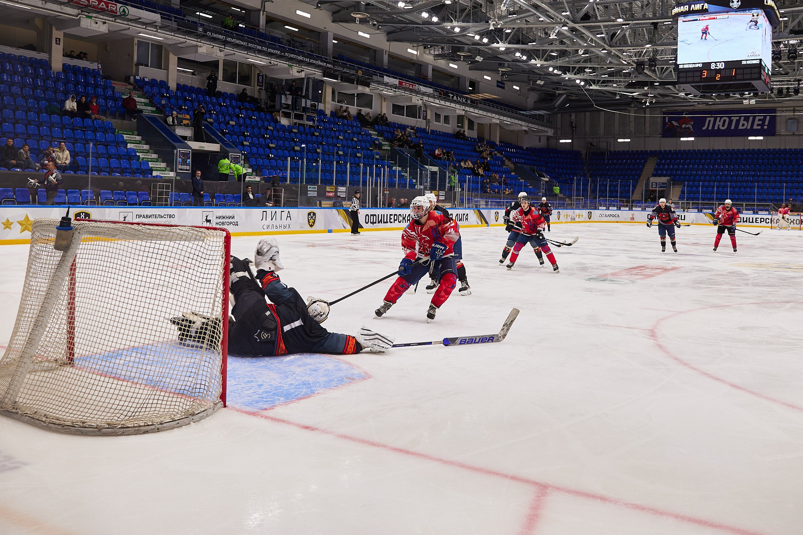 Репортаж. Офицерская хоккейная лига 2025 год. Спортивный фотограф Некрасов Денис
