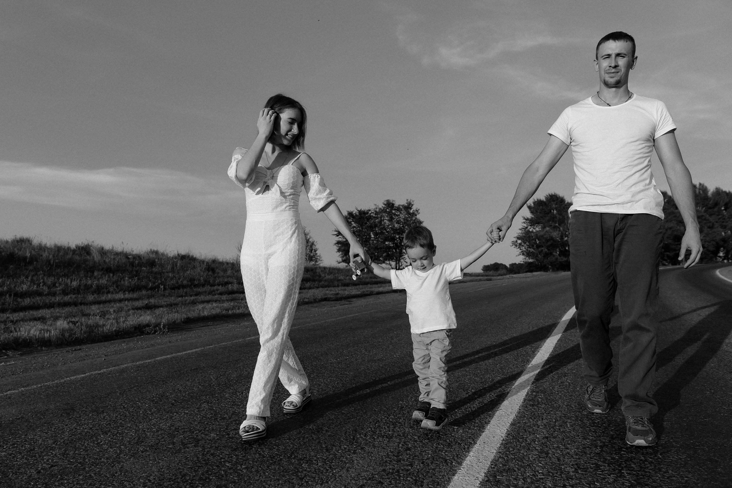 Виталя, Аня и Мирон. Фотограф Любовь Щербинина