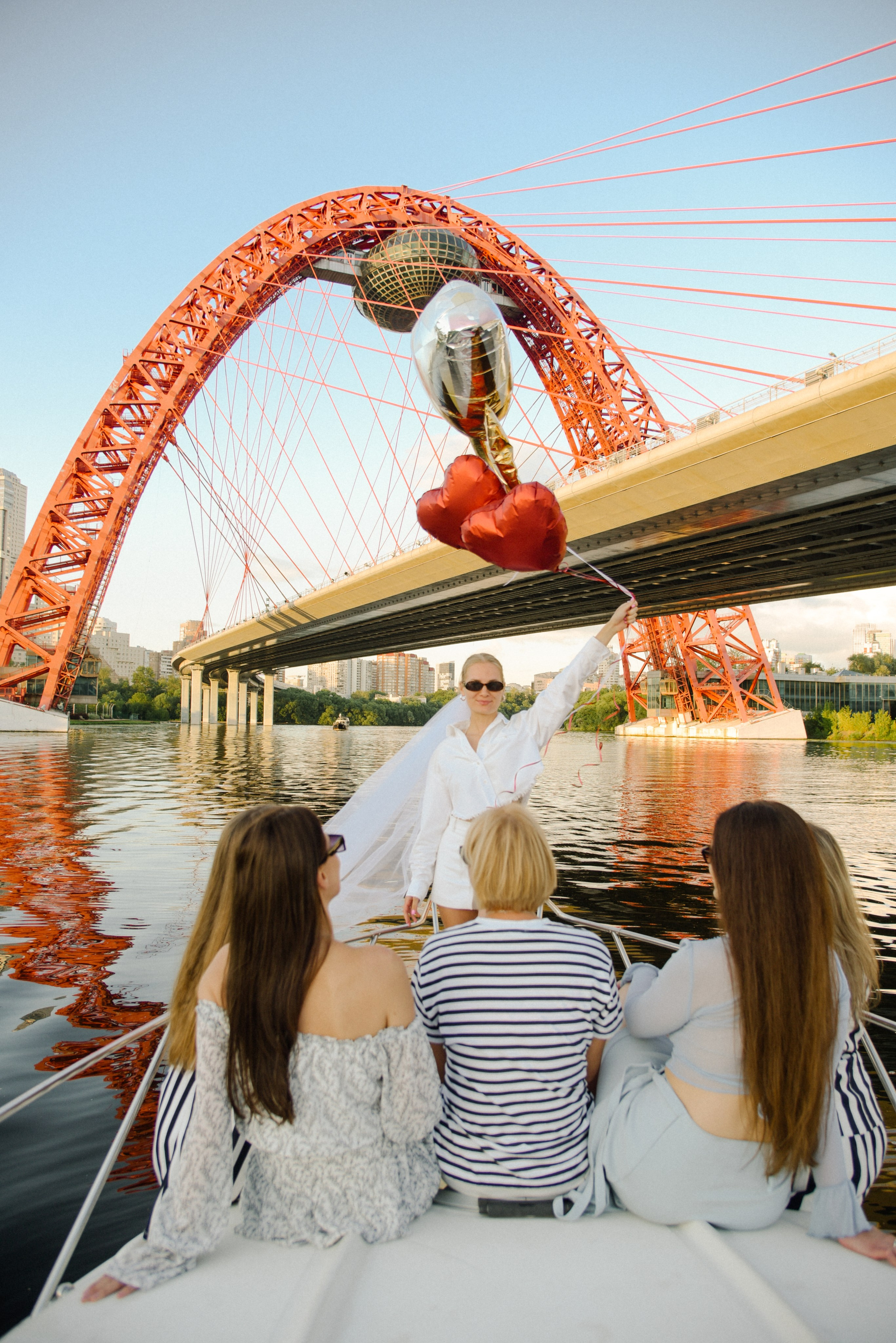 Девичник на яхте. Фотограф Лола Волна, город Москва