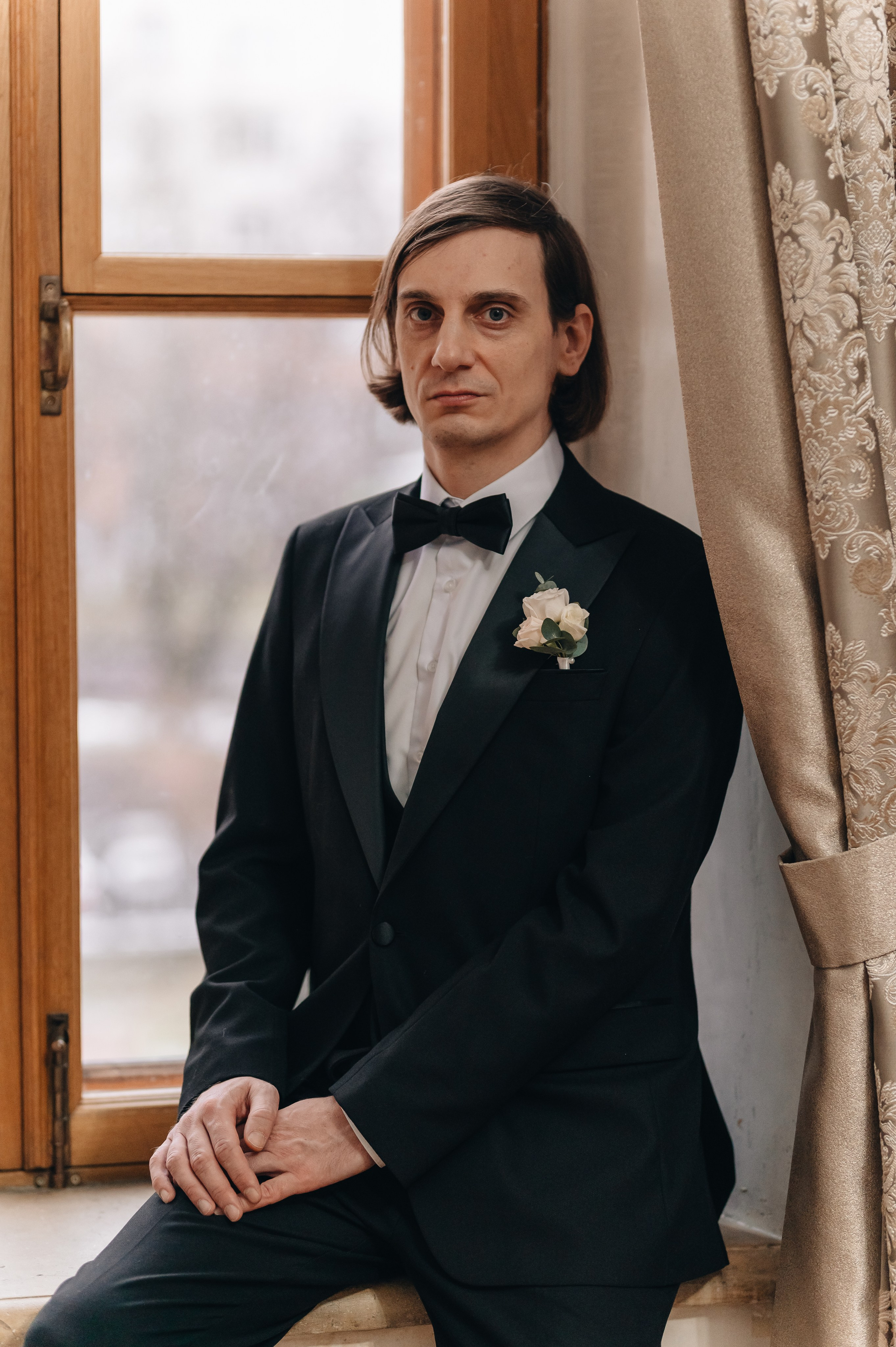 Свадебная фотосессия в библиотеке им. Пушкина. Портретный фотограф Москва Светлана Кашура