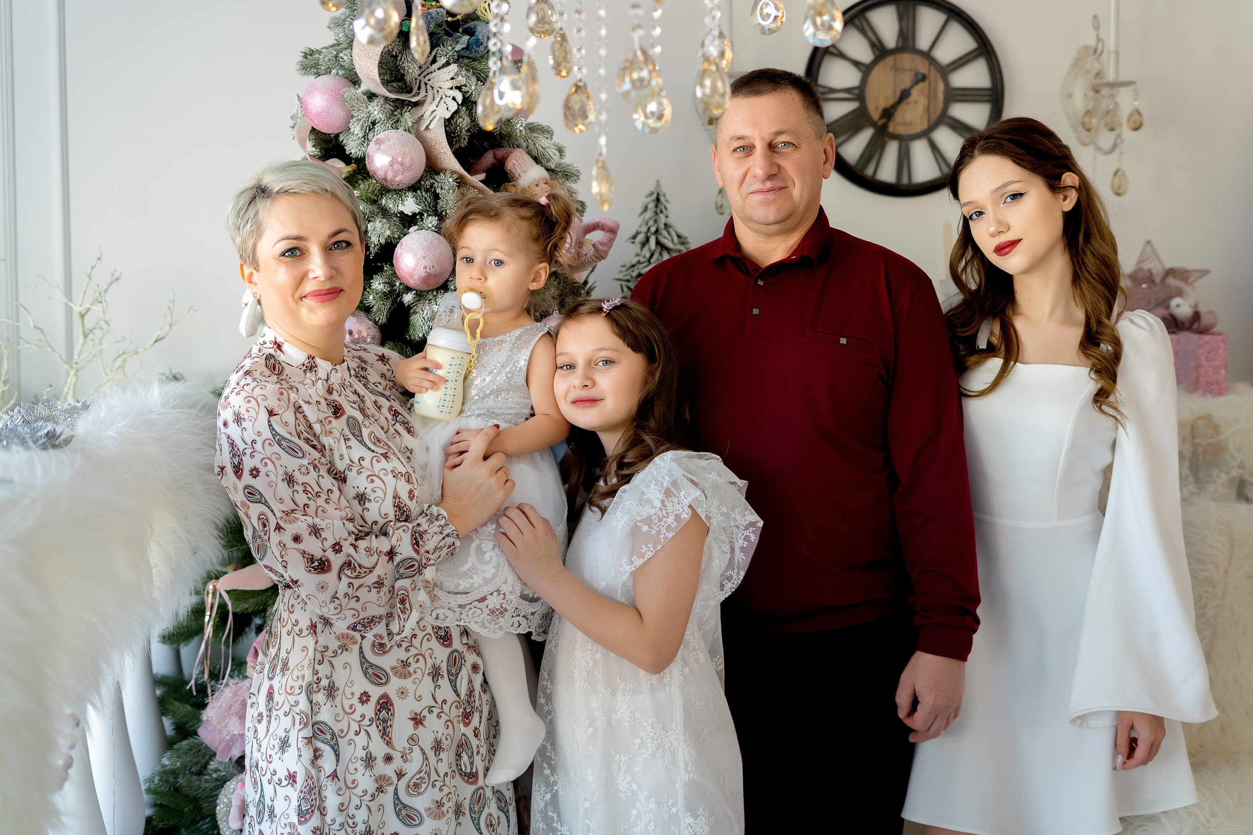 Семейная фотосессия в студии ZOOM. Семейный и детский фотограф в Москве Екатерина Офицерова