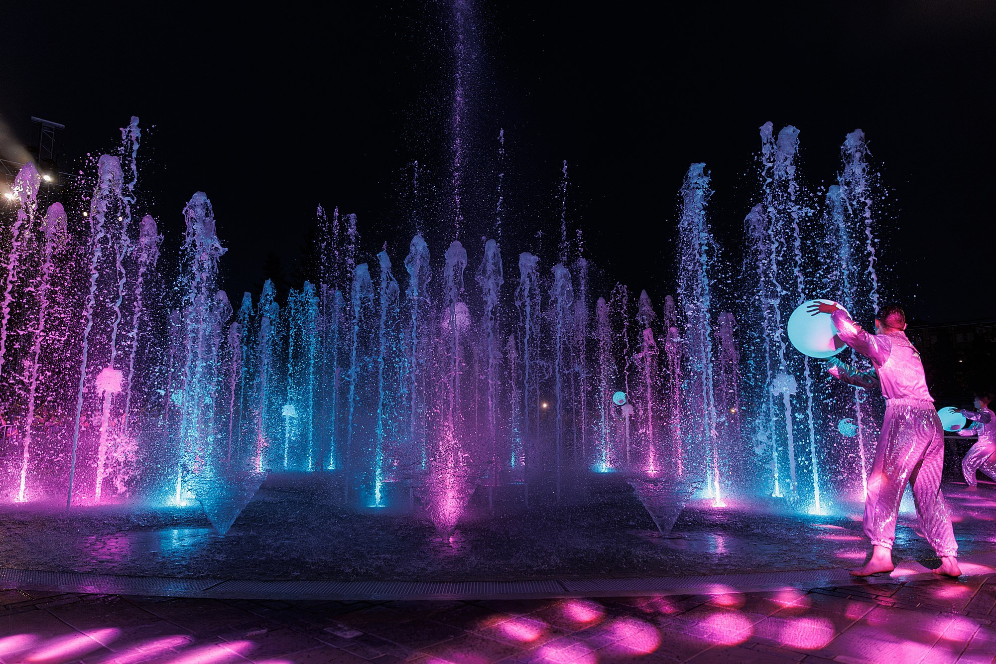 Открытие мультимедийного фонтана | СБЕР. Боченков Вадим | Фотограф в Пскове и Санкт-Петербурге