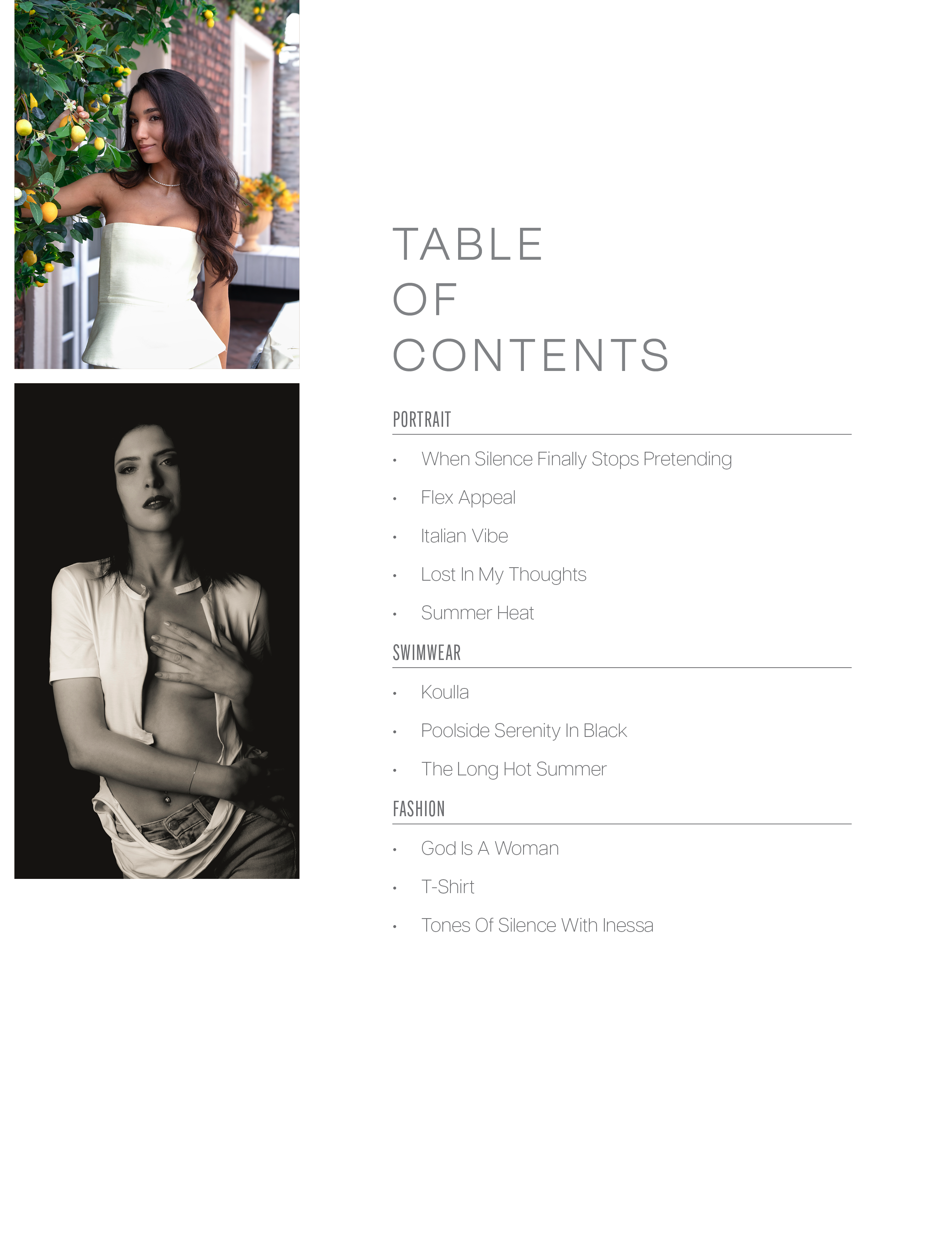 Итальянский вайб в журнале Charizma. Портретный фотограф в Санкт-Петербурге Савельева Ольга