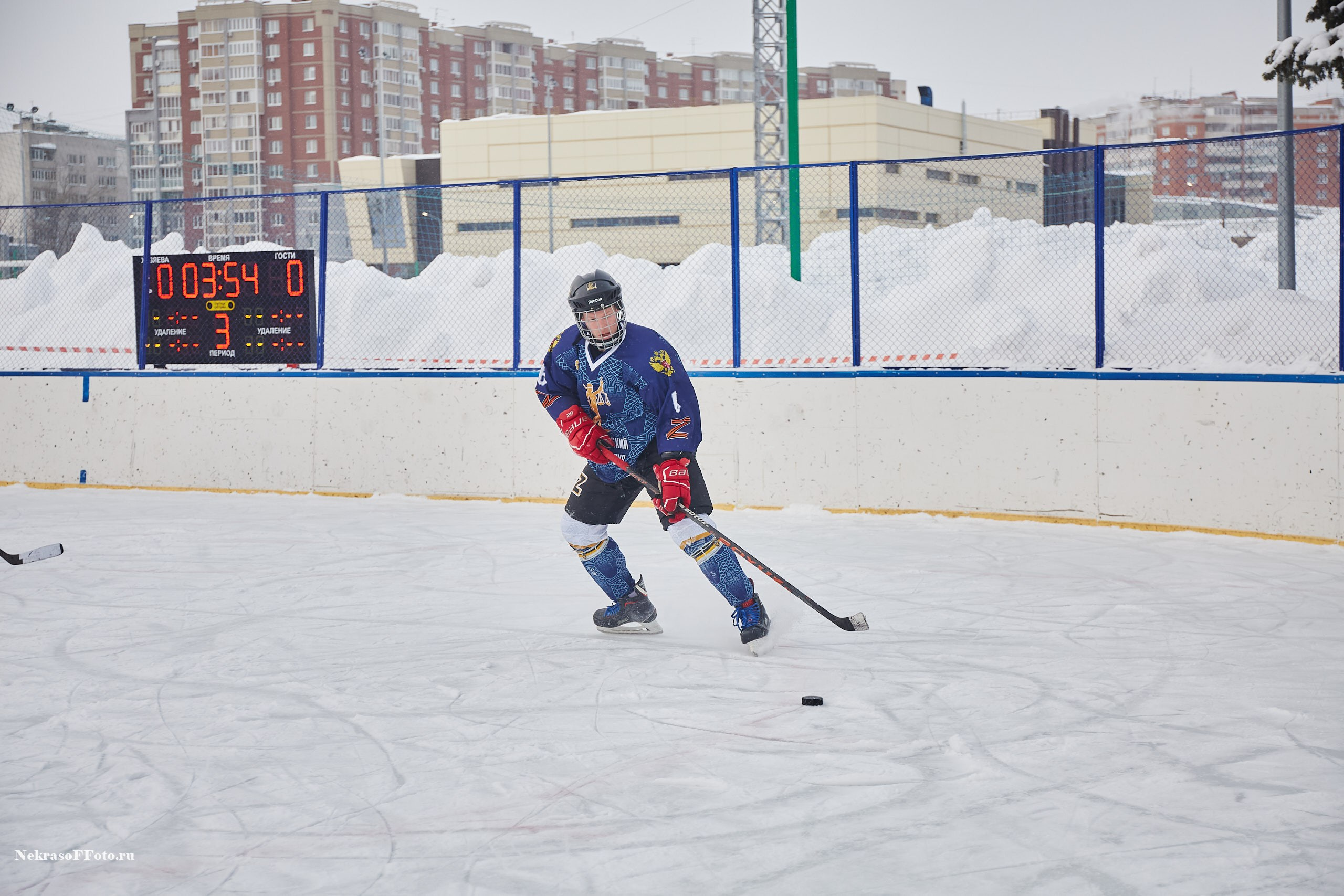 Турнир по хоккею «Русская классика» в рамках Офицерской хоккейной лиги. Спортивный фотограф Некрасов Денис