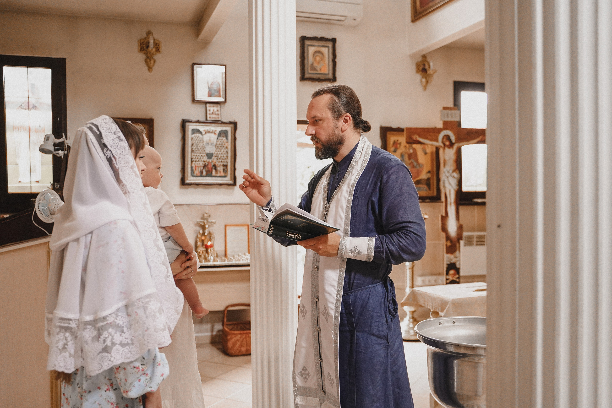 Крещение Лёвы. Семейный и женский фотограф в Краснодаре Анастасия Приймак