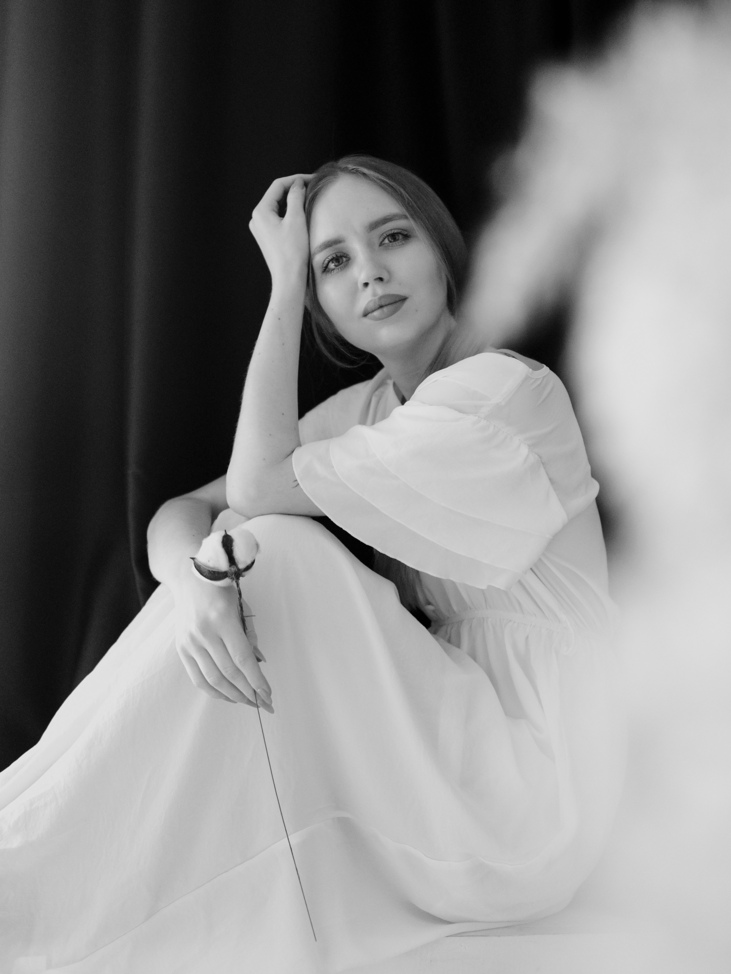 Женская фотосессия в студии. Маруся Машкова • Фотограф в Москве