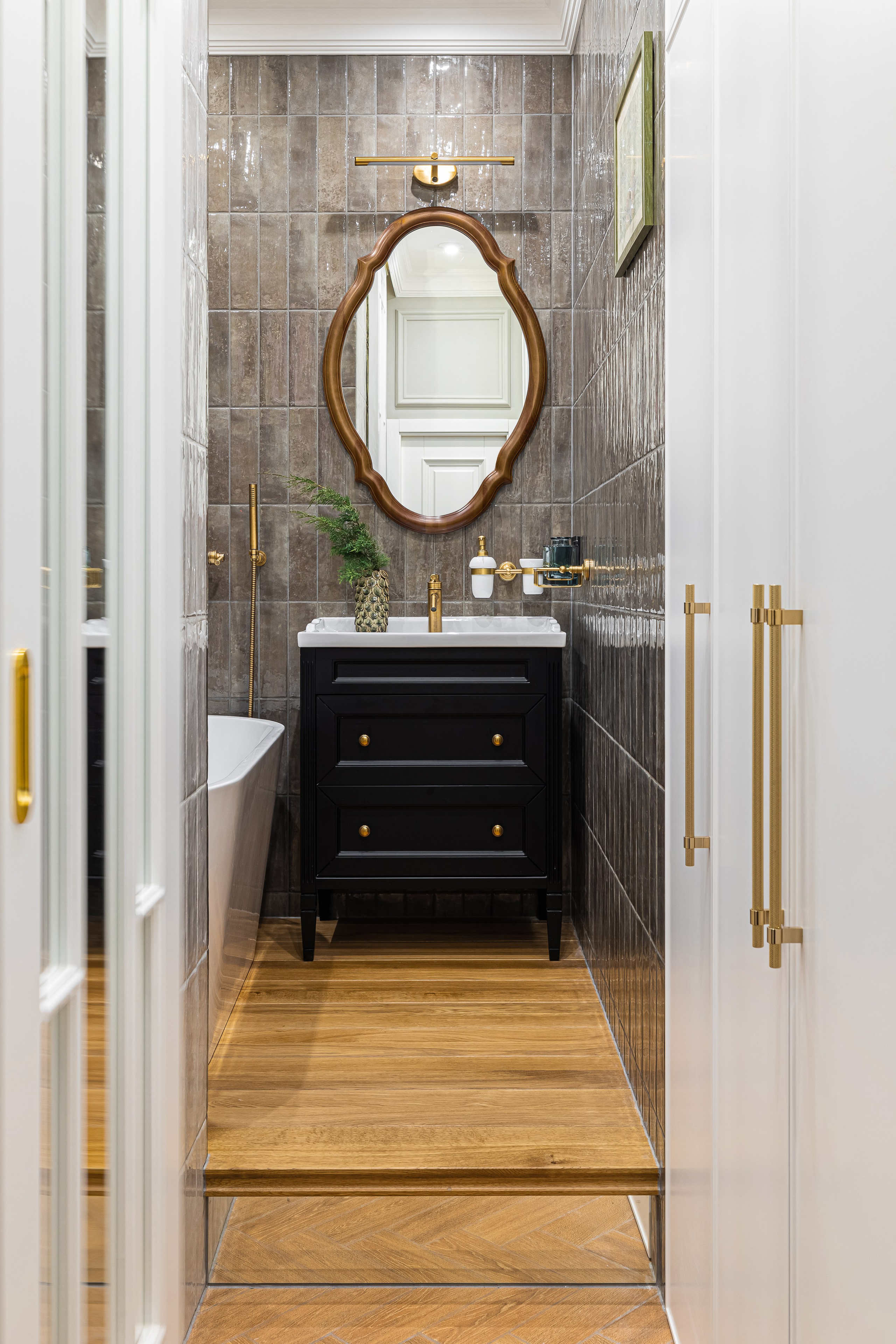 Квартира 64 кв.м в Петербурге для семейной пары. Дизайн интерьеров Москва / Петербург / регионы