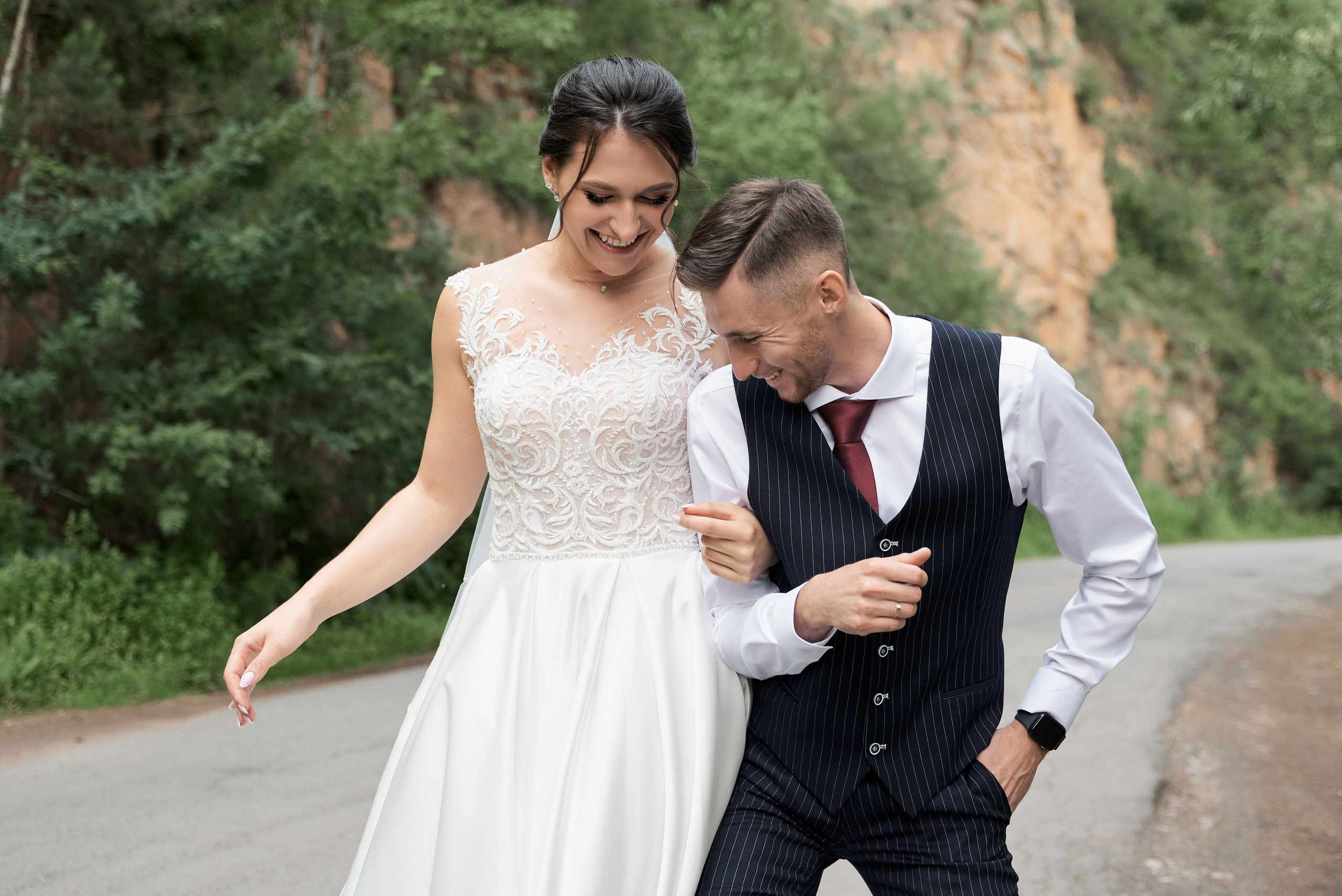 Дорога у карьера. Свадебный фотограф Александр Браво