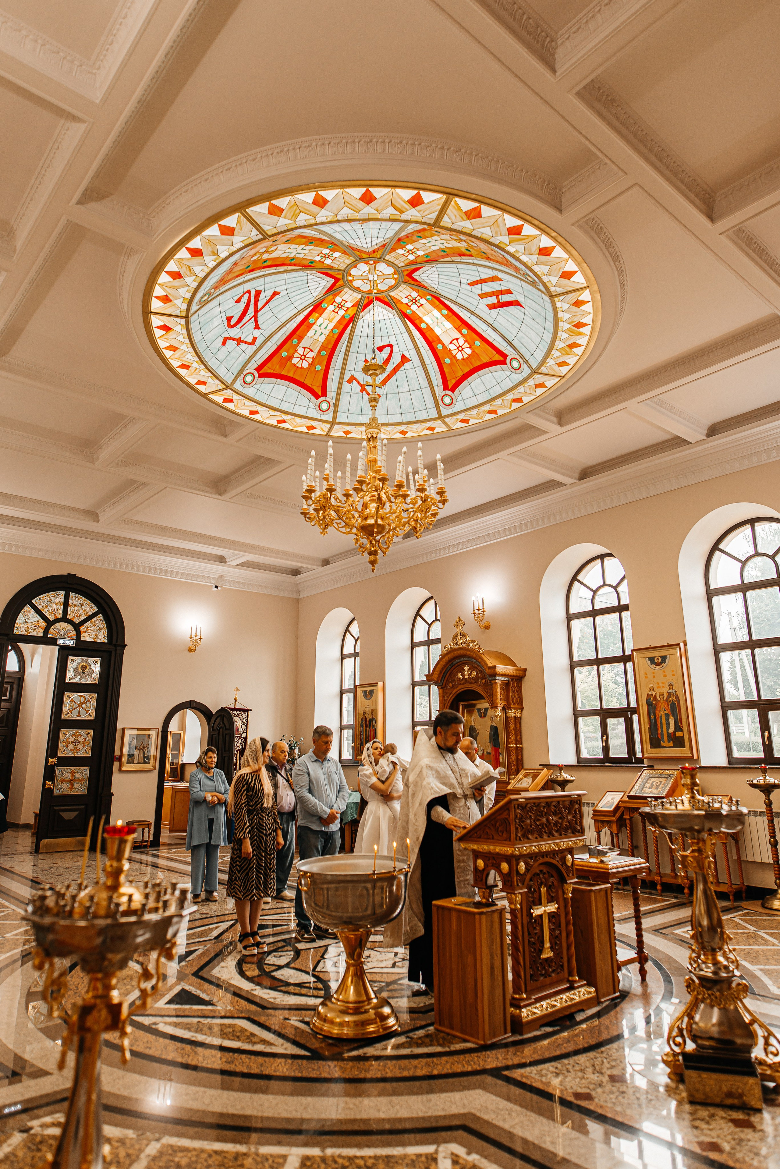 Таинство Крещения Михаила. Фотограф Таинств Крещения и Венчания в г. Курске