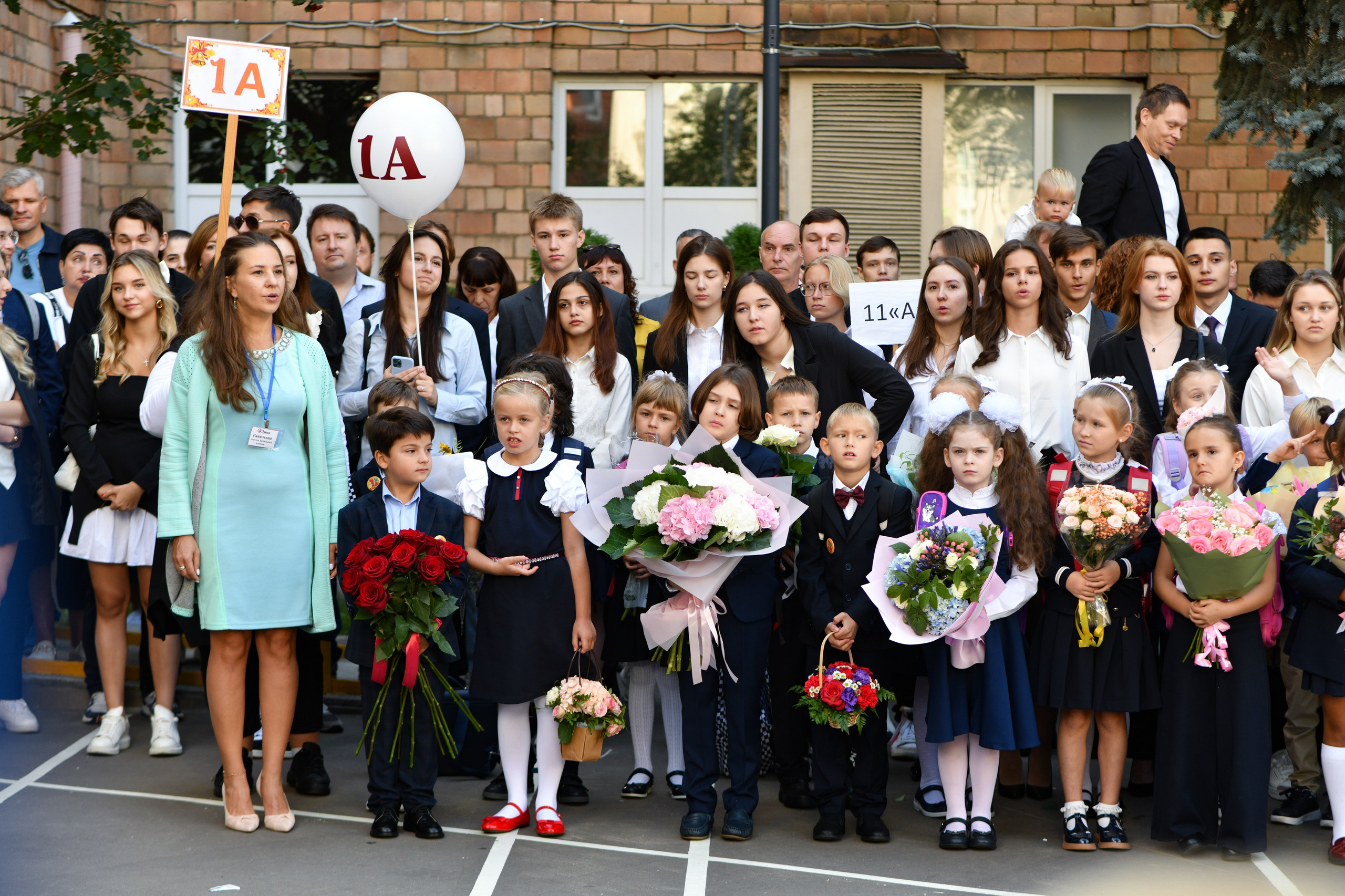 Линейка 1 класс. Свадебный и портретный фотограф в Москве Галина Борисова