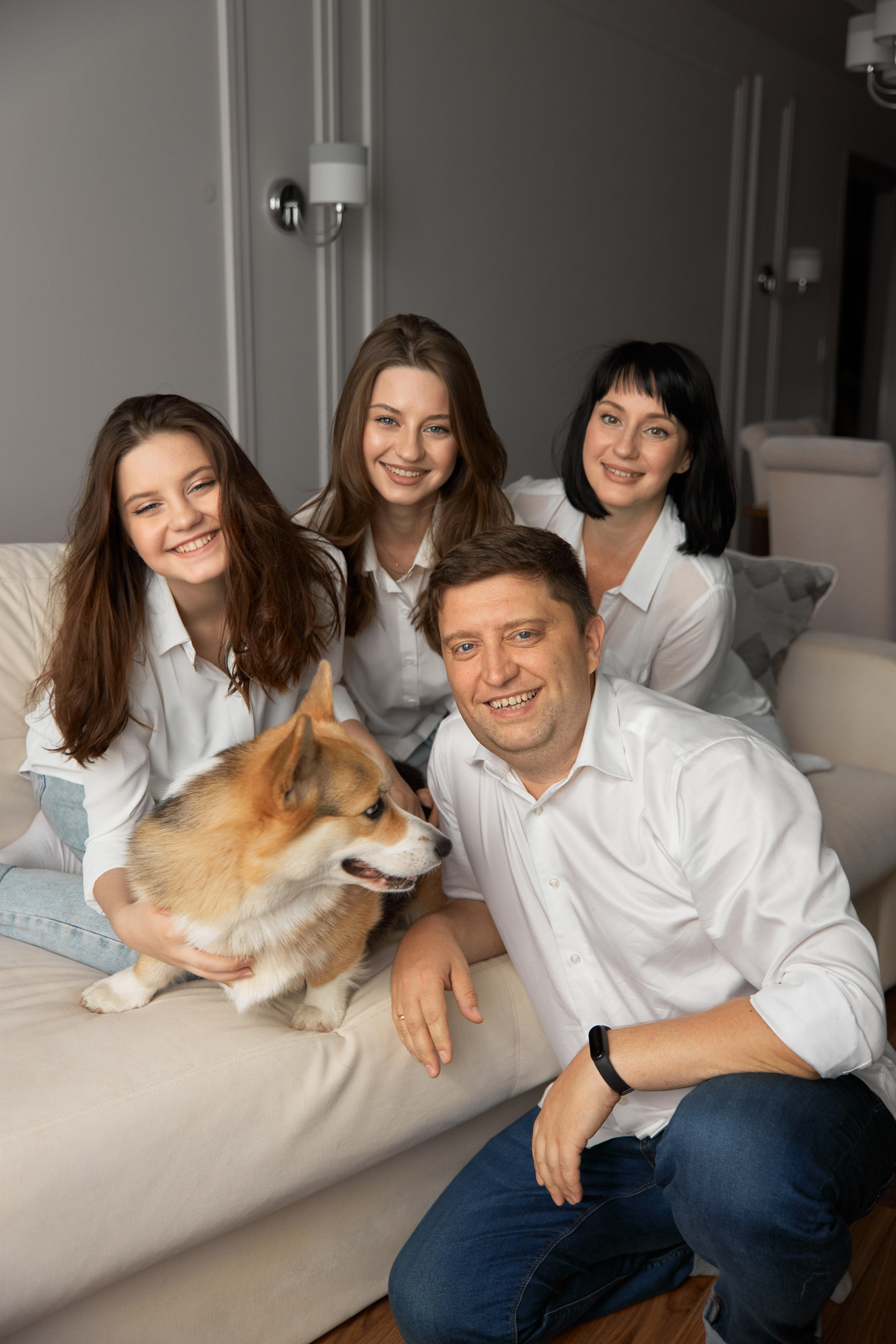 Семейная фотосессия дома. Brand и контент фотограф