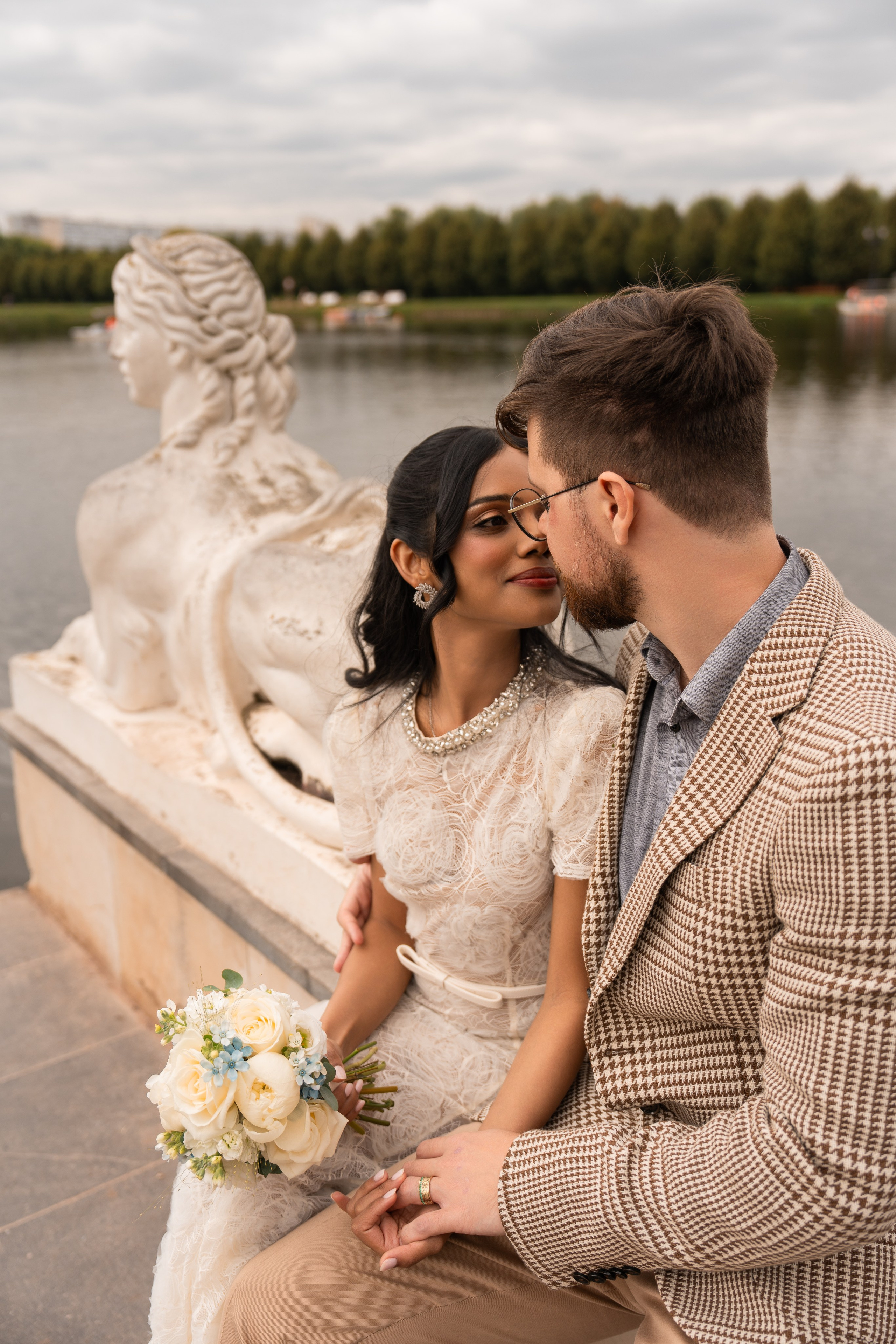 Максим и Харша, Царицыно. Свадебный фотограф в Москве Анна Полушина