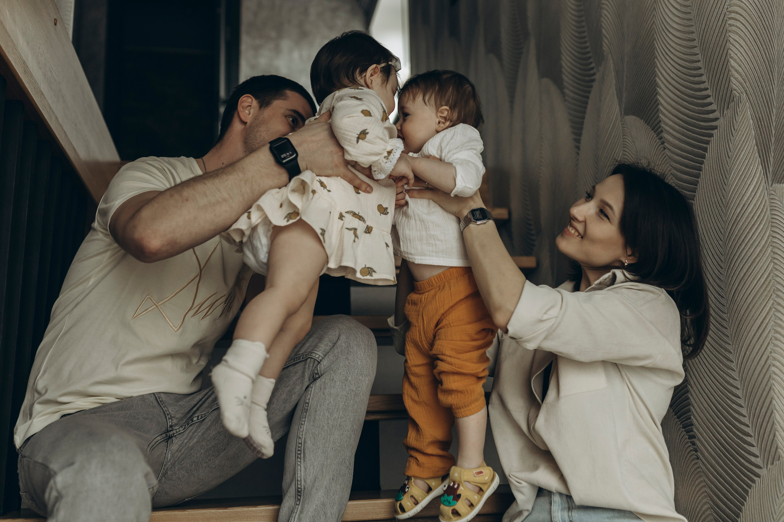 Домашняя семейная фотосессия. Семейный и детский фотограф в Рязани Васюгова Мария