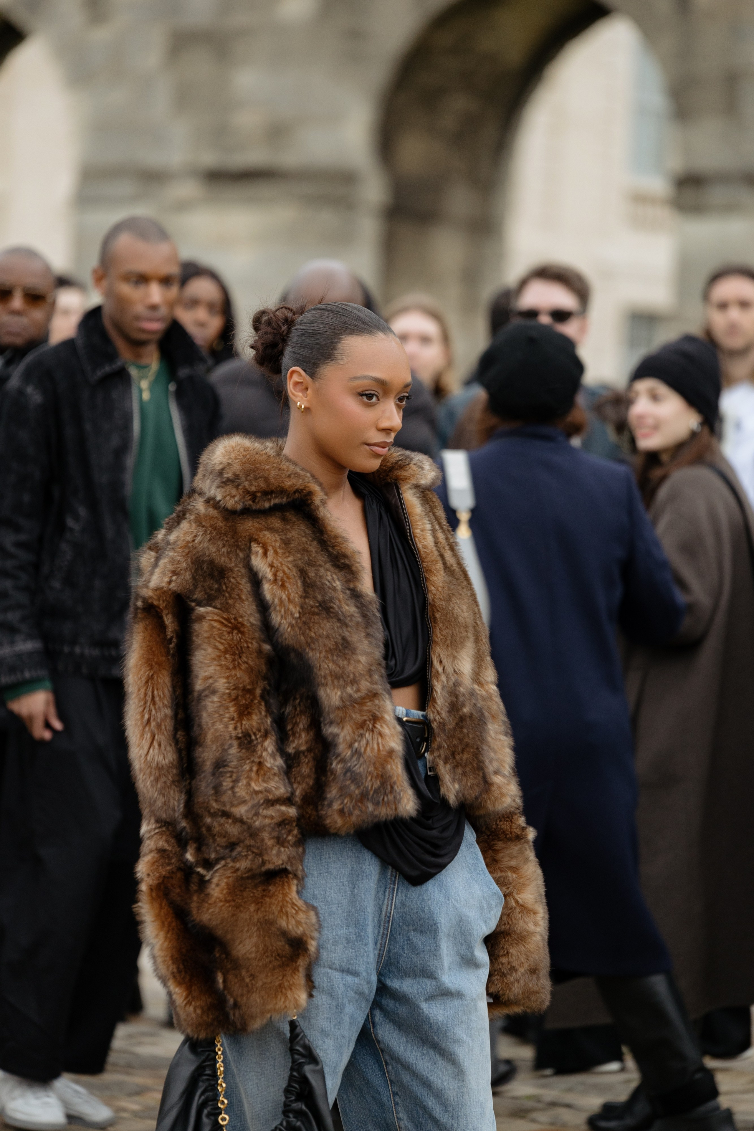 LOEWE PFW WOMENSWEAR FALL-WINTER 24/25. Photographer in Milan Ivan Goncharov