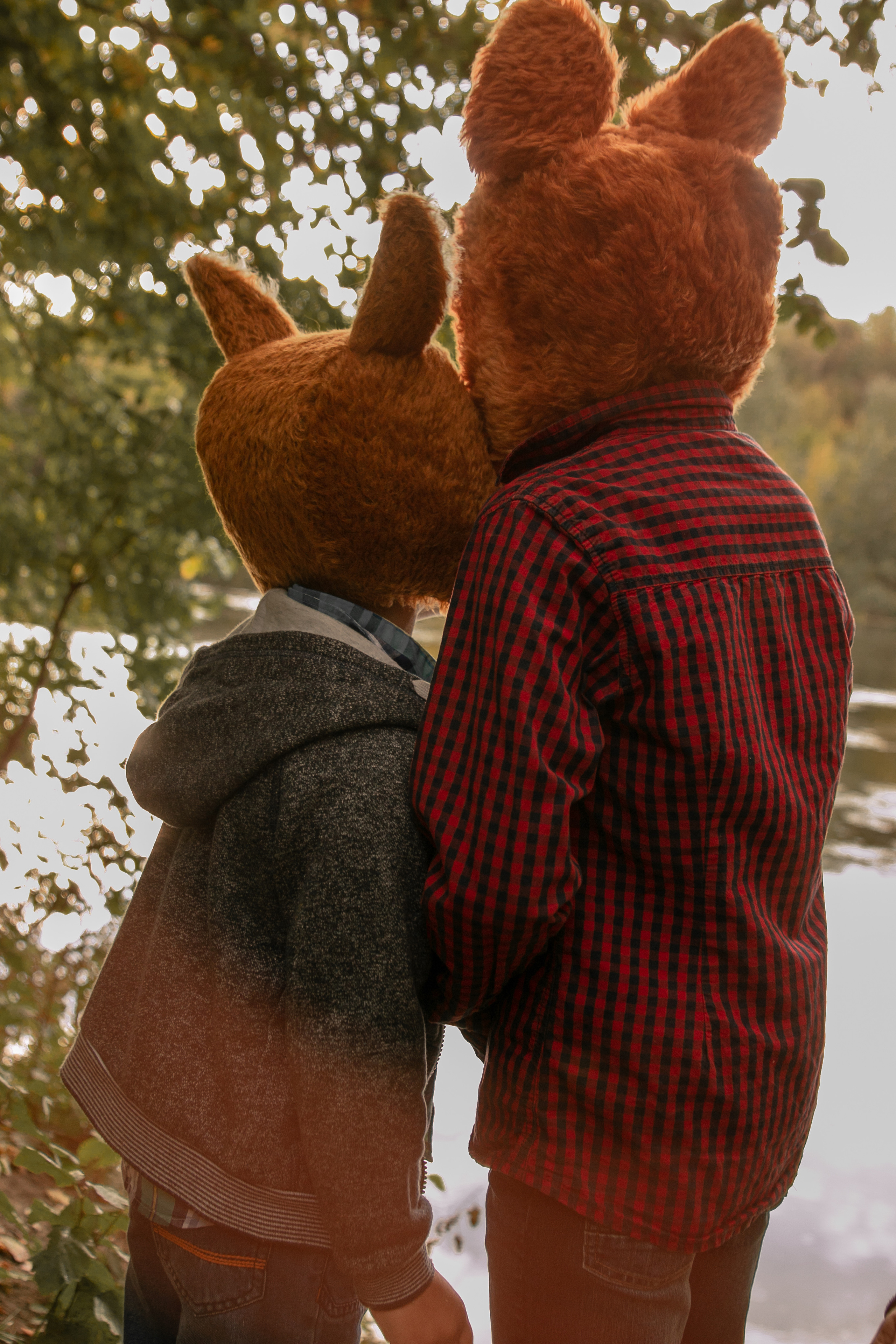 Трое в шапках. Арт-фотограф в Москве Елена Иванова