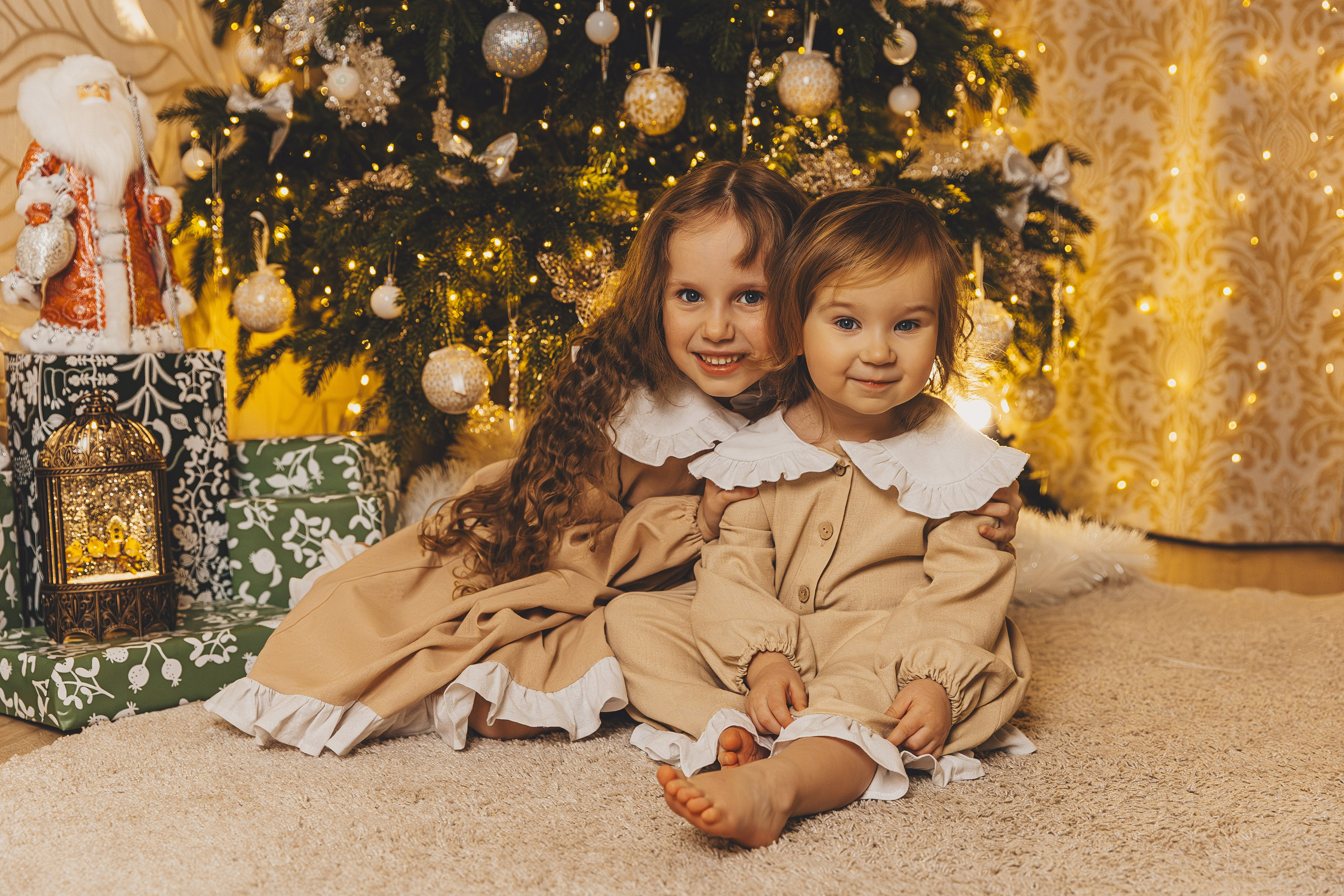Семейная новогодняя домашняя фотосессия. Семейный и женский фотограф в Москве Надежда Воробьева