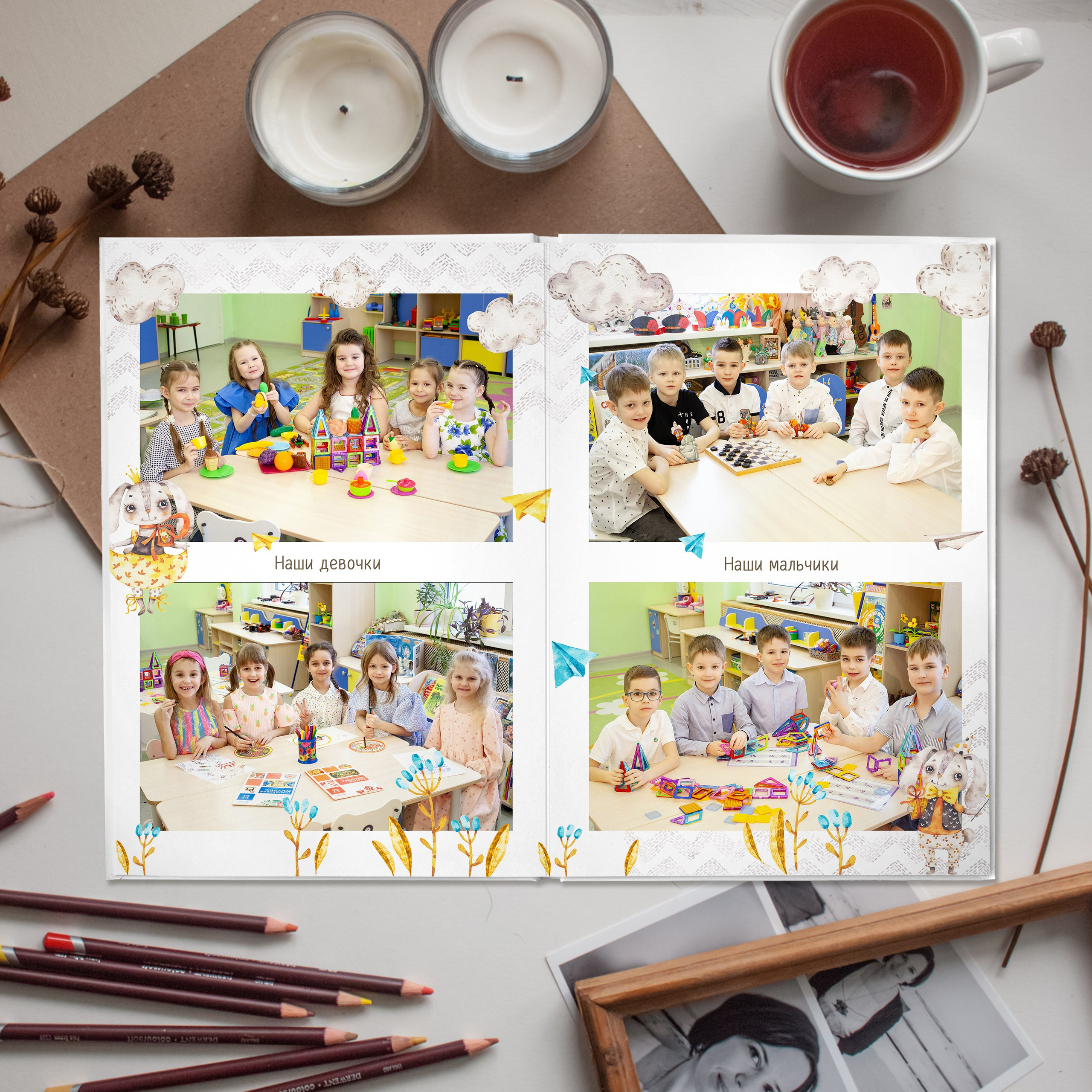 Альбом на 5 разворотов. Семейный, школьный фотограф в Нижнем Новгороде Елена Сентюрева