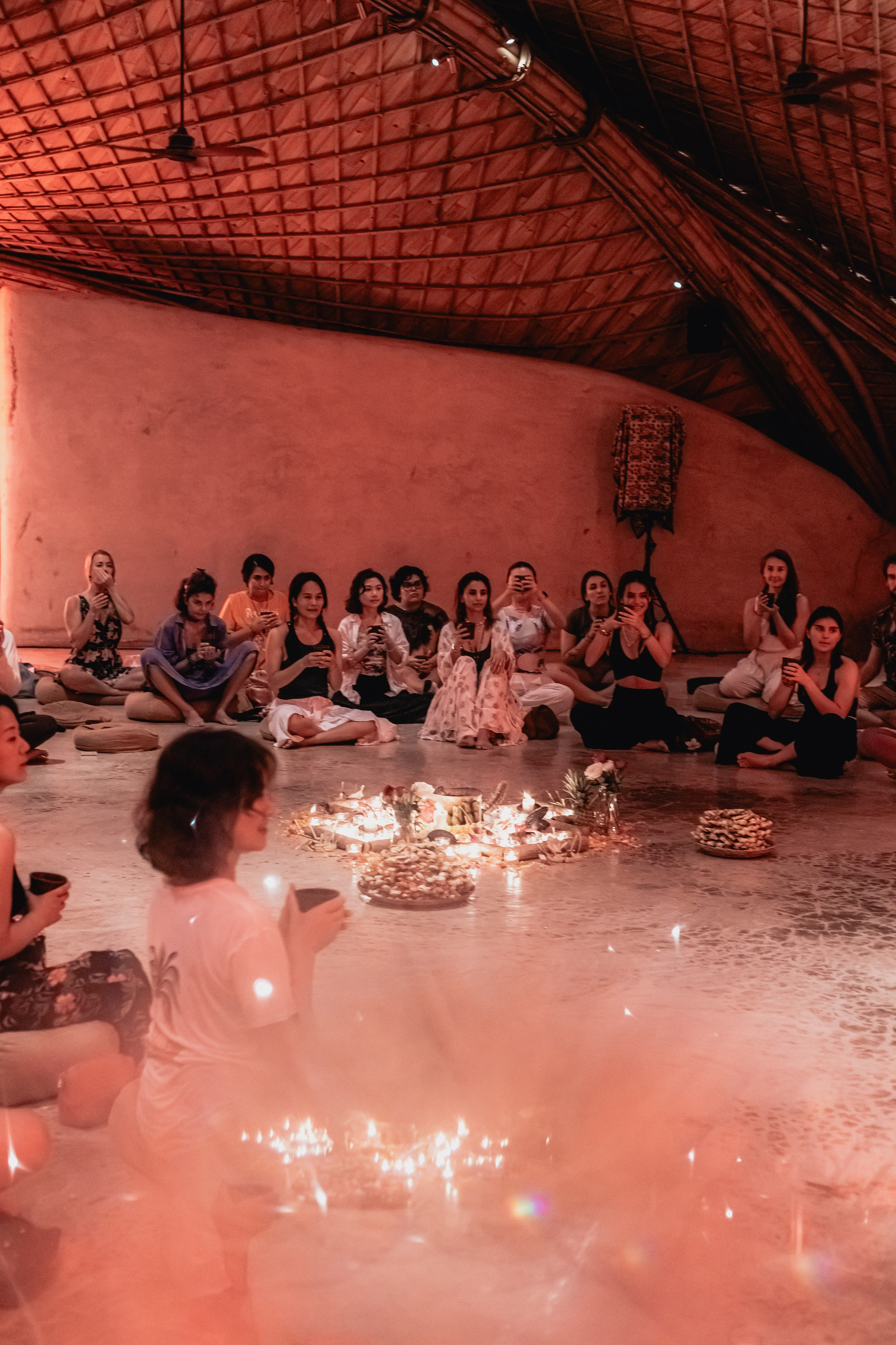 Cacao ceremony Full moon jan w Juan. Mariam Bagdasaryan