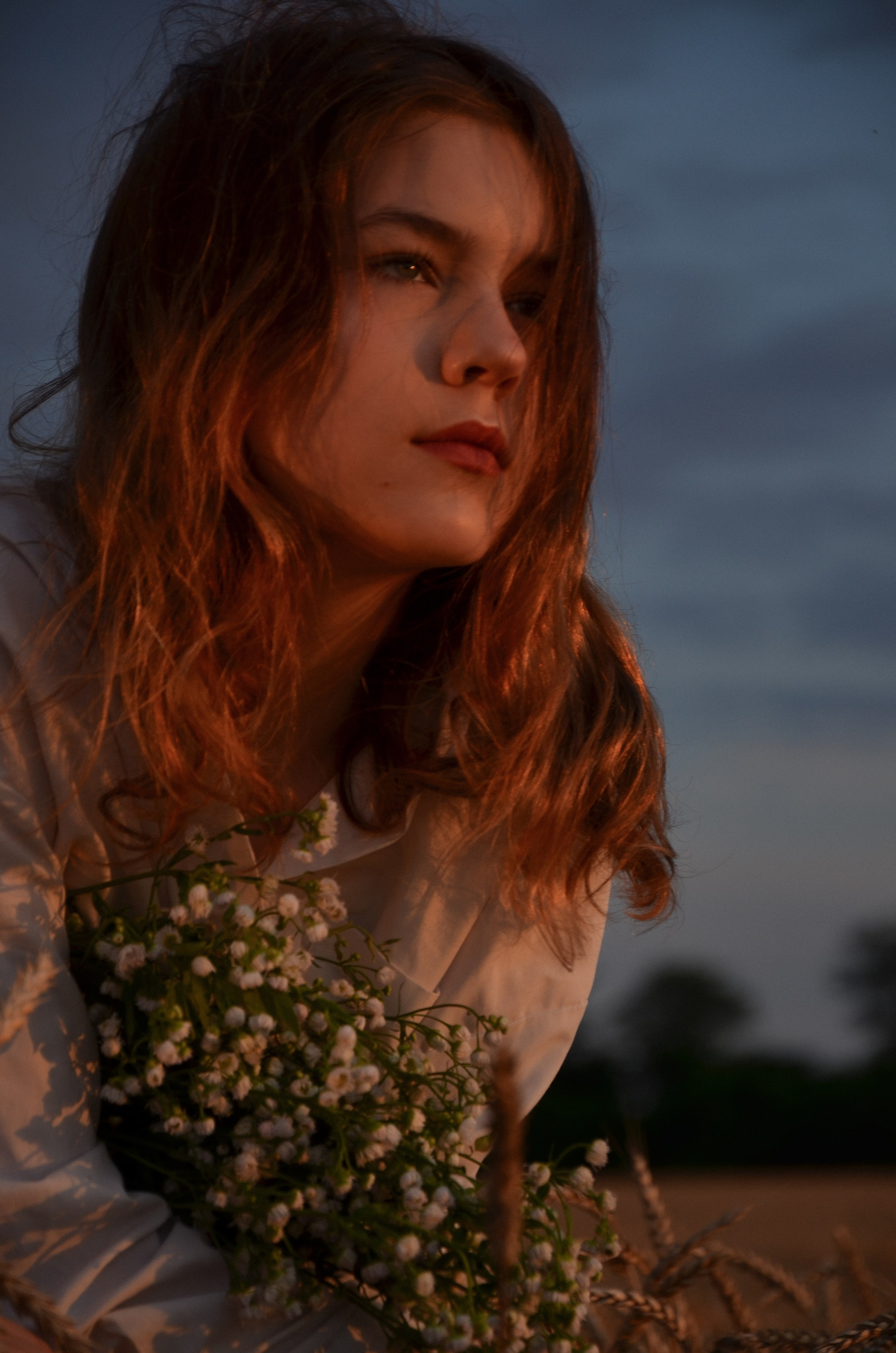 Ксения в поле