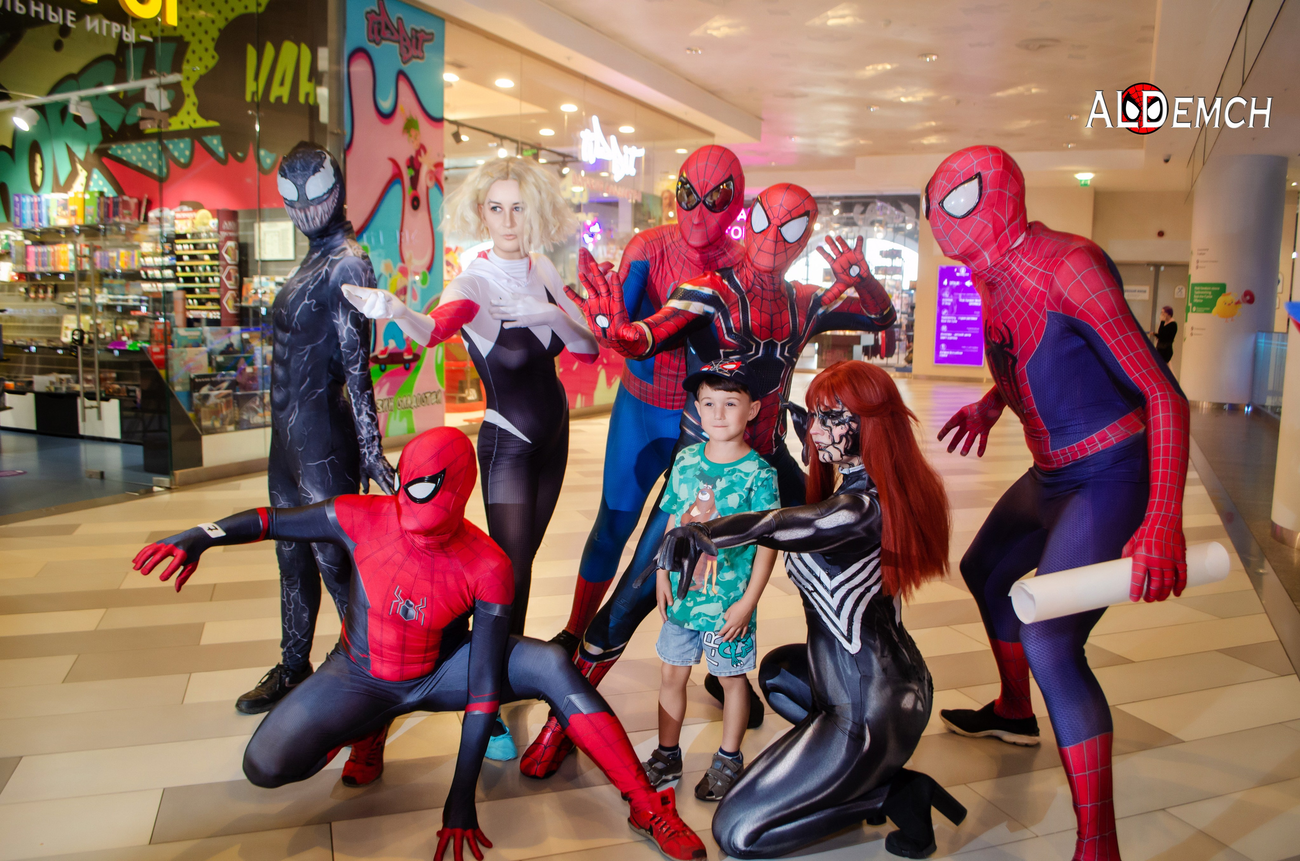 Фотосессия на Дне рождения Человека-Паука в Москве