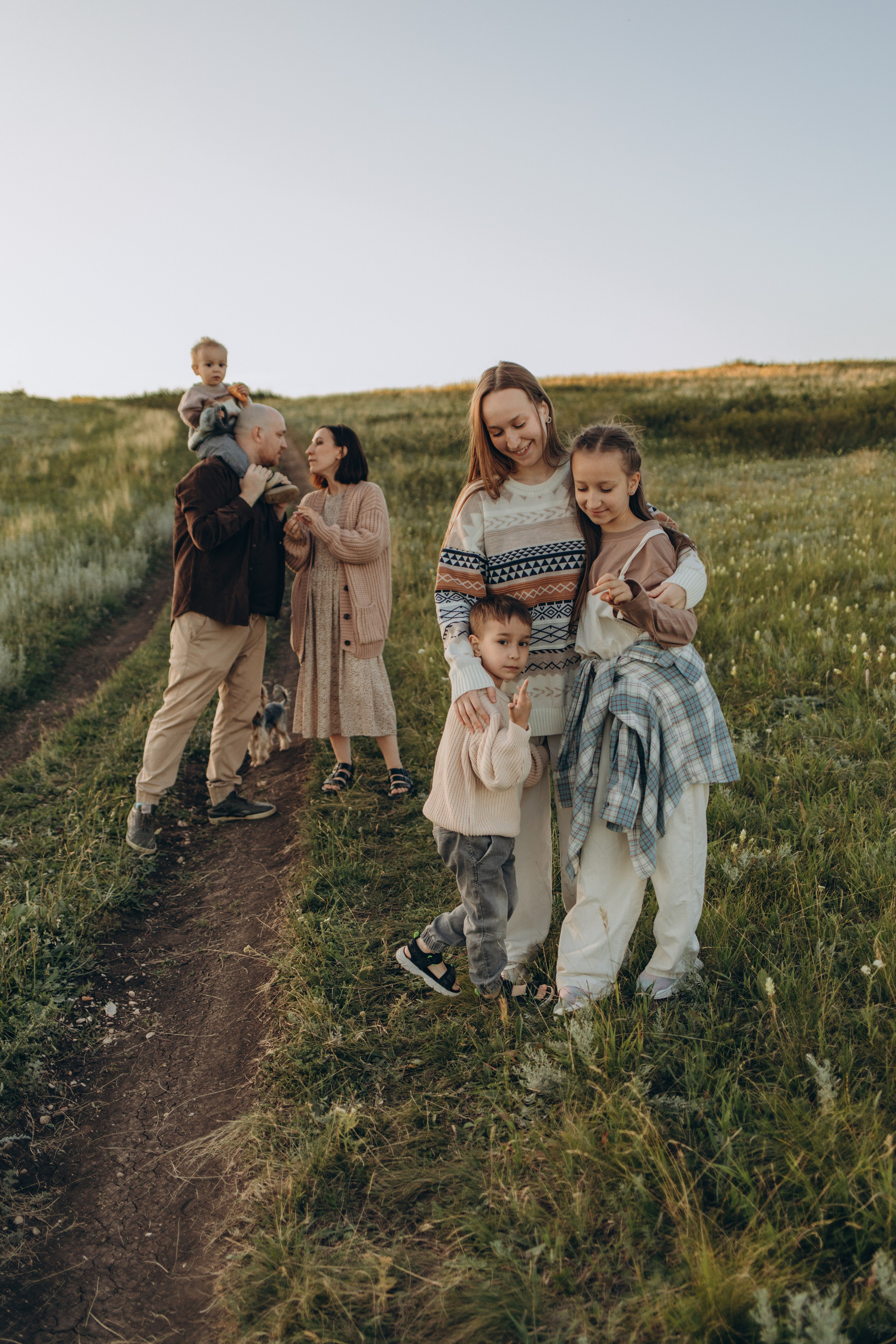 Саша, Лиля, Лолита, Амалия, Герман, Роберт и Рикки. Семейный фотограф в Москве Валерия Мясникова
