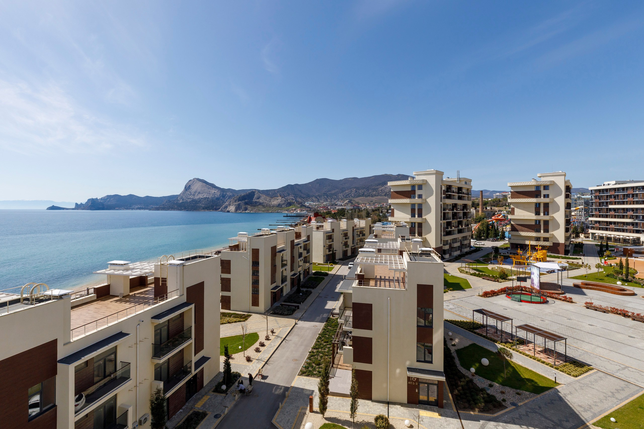 Судак. Апартаменты для суточной аренды. Atlas Apart-Hotel & SPA. Интерьерный фотограф Симонян Сергей в Крыму