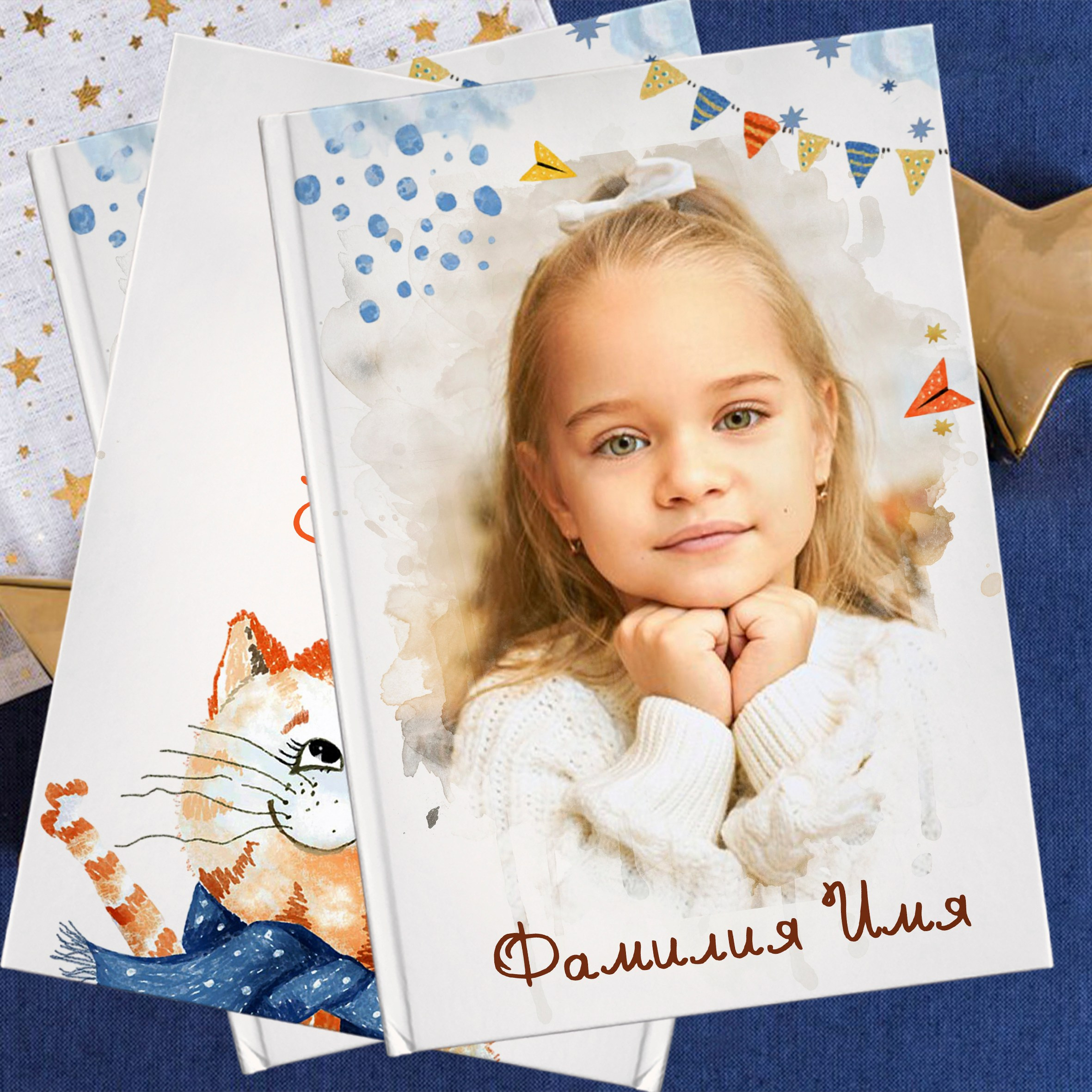 Выпускной альбом для детского сада Рыжий кот, Дизайн, medlori fotobook Выпускные альбомы в Липецке, Ваш фотограф Медведева Лариса, контактный номер телефона 8999-5303953 шаблоны макеты фотокниг fotobook шаблон макет твой альбом.