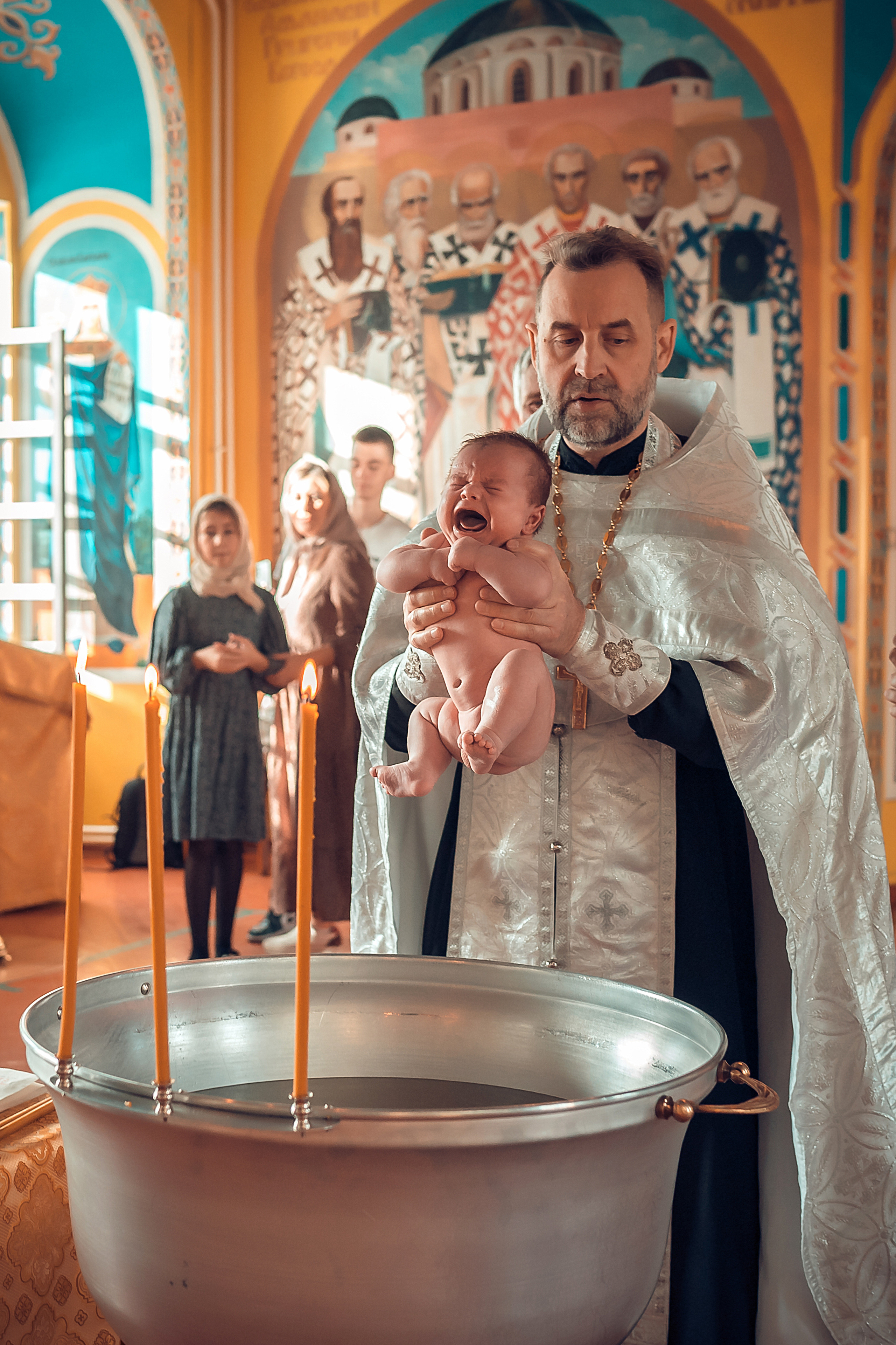 Таинство крещения Кирилла Благовещенский Собор. Фотограф на Крещение и Венчание в Красноярске Рамазанова Юлия