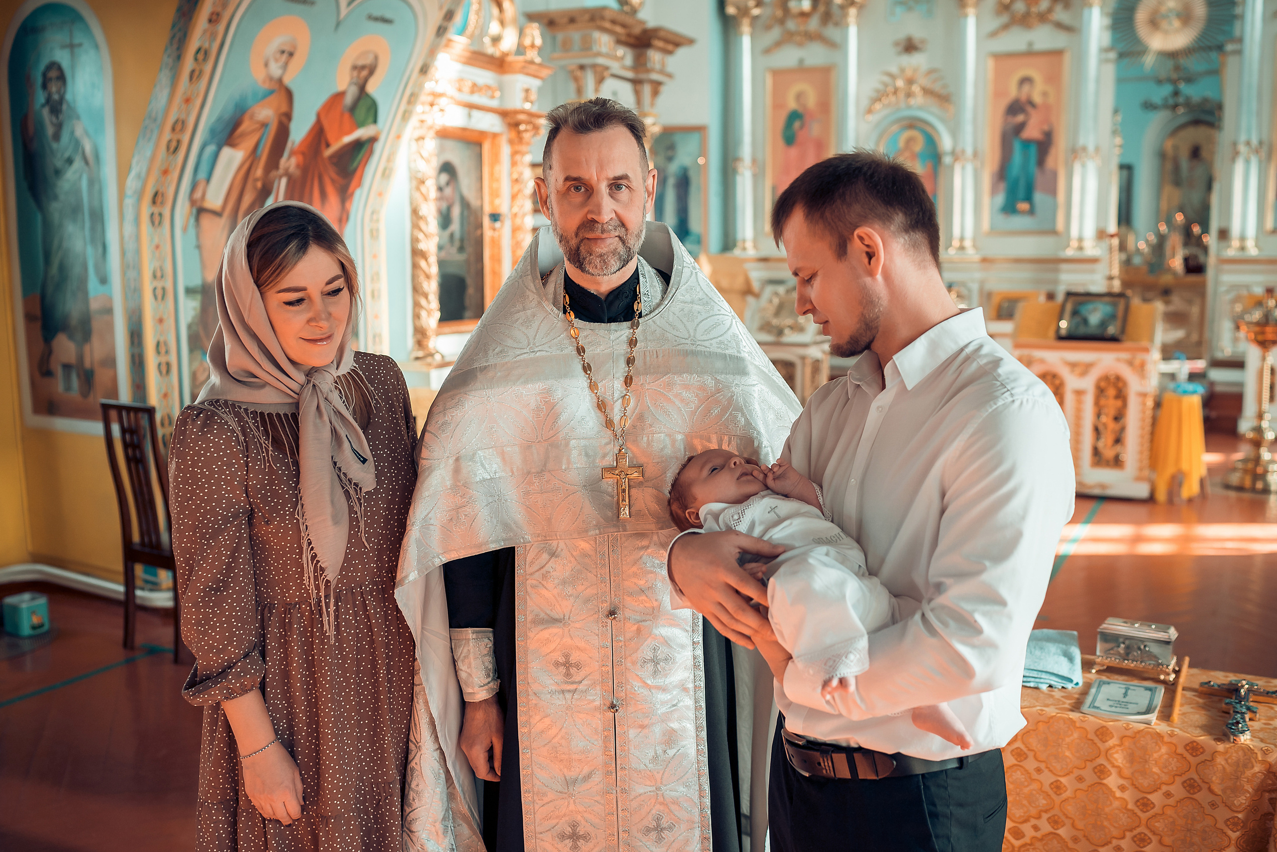 Таинство крещения Кирилла Благовещенский Собор. Фотограф на Крещение и Венчание в Красноярске Рамазанова Юлия