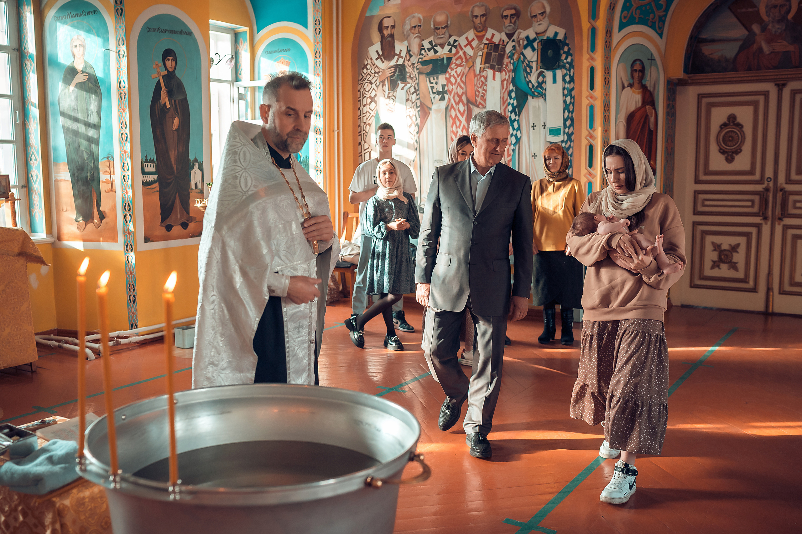 Таинство крещения Кирилла Благовещенский Собор. Фотограф на Крещение и Венчание в Красноярске Рамазанова Юлия