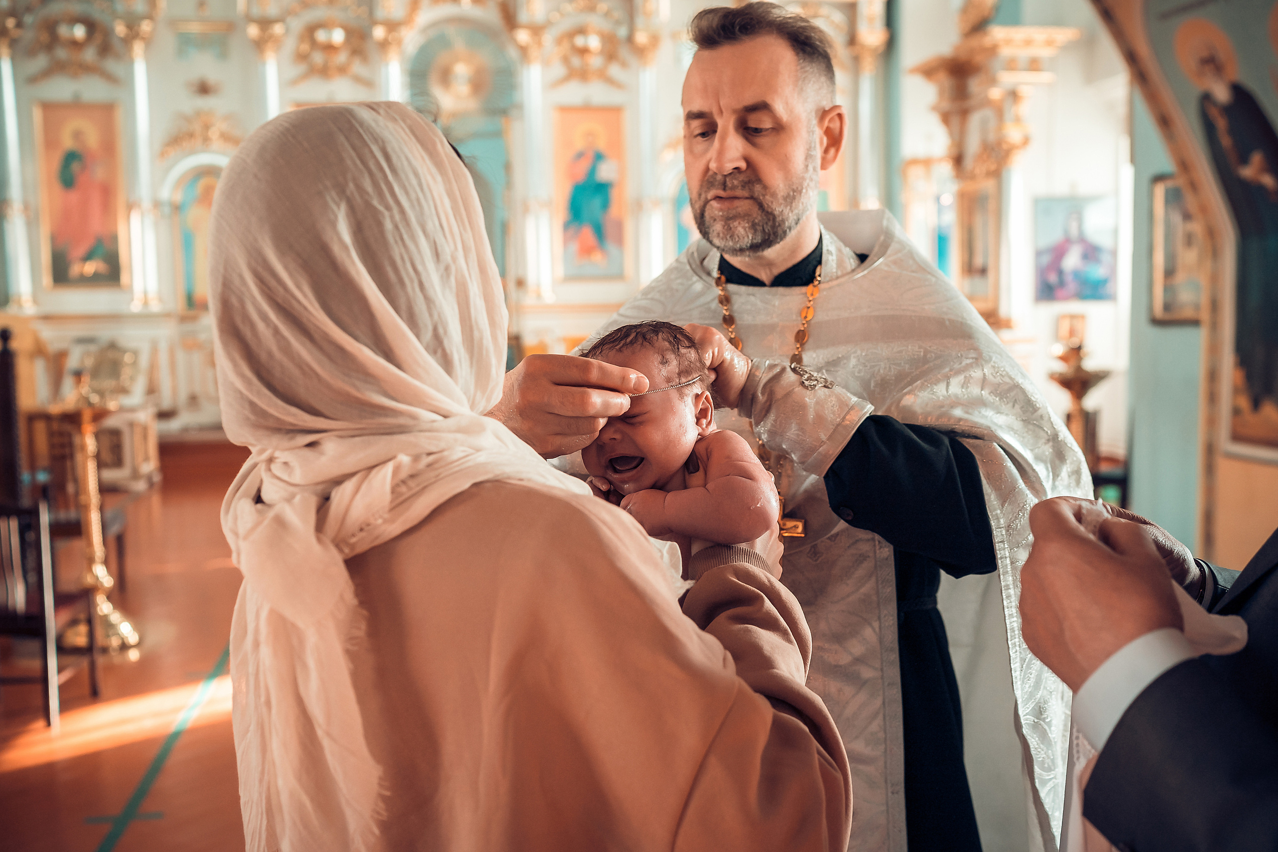 Таинство крещения Кирилла Благовещенский Собор. Фотограф на Крещение и Венчание в Красноярске Рамазанова Юлия