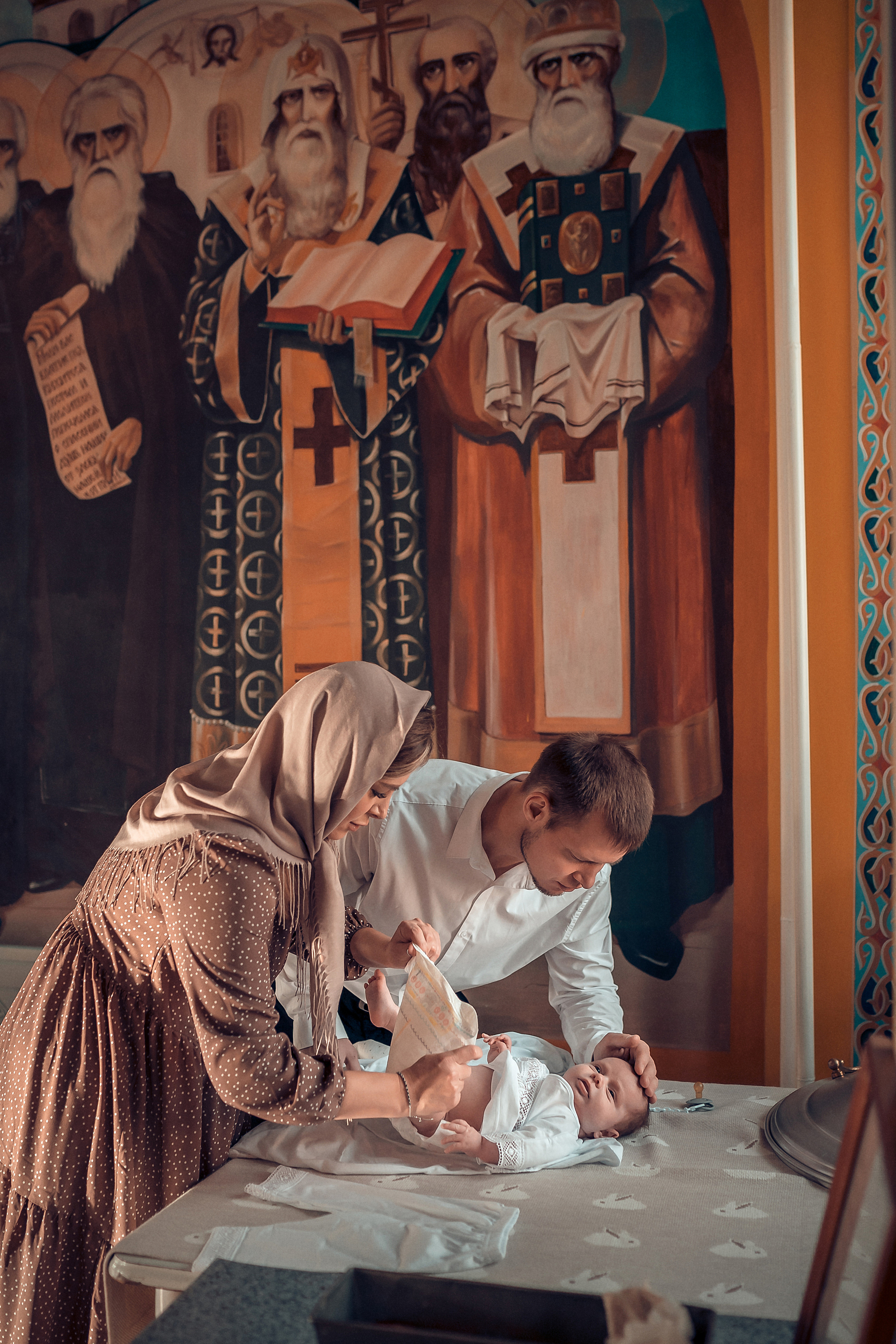 Таинство крещения Кирилла Благовещенский Собор. Фотограф на Крещение и Венчание в Красноярске Рамазанова Юлия