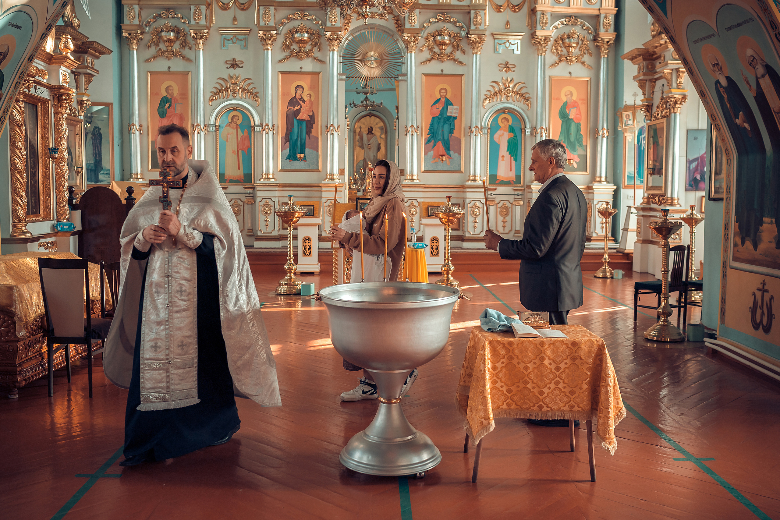 Таинство крещения Кирилла Благовещенский Собор. Фотограф на Крещение и Венчание в Красноярске Рамазанова Юлия