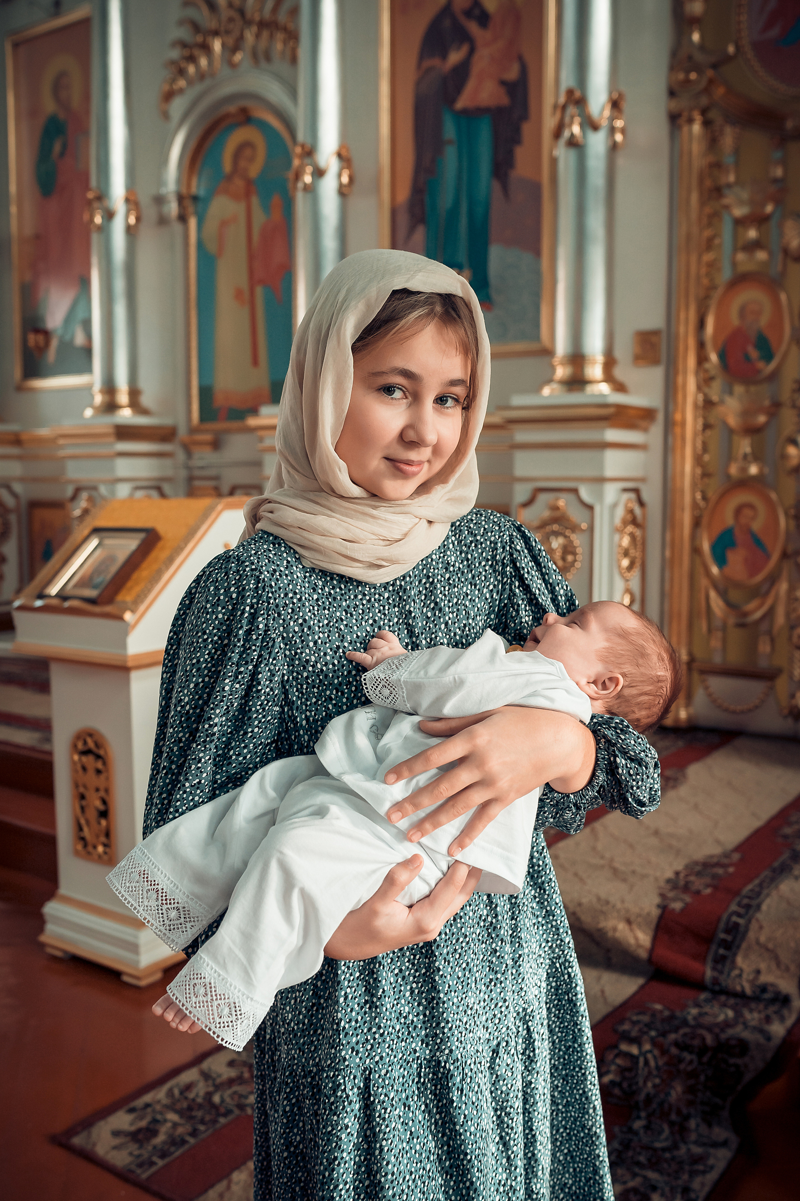 Таинство крещения Кирилла Благовещенский Собор. Фотограф на Крещение и Венчание в Красноярске Рамазанова Юлия