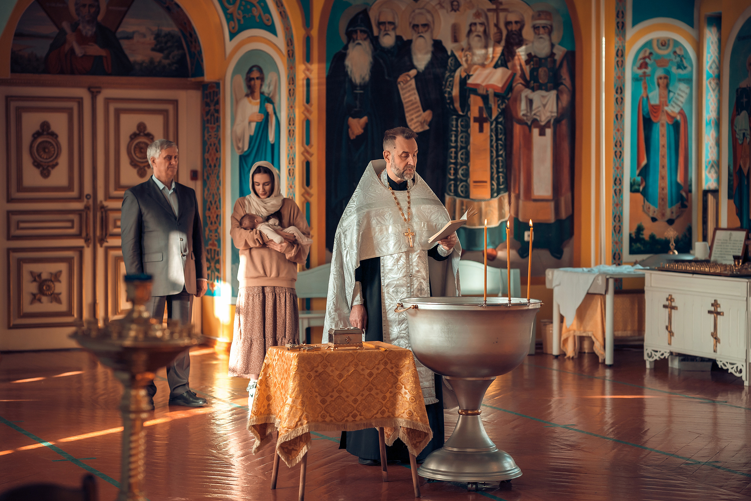 Таинство крещения Кирилла Благовещенский Собор. Фотограф на Крещение и Венчание в Красноярске Рамазанова Юлия