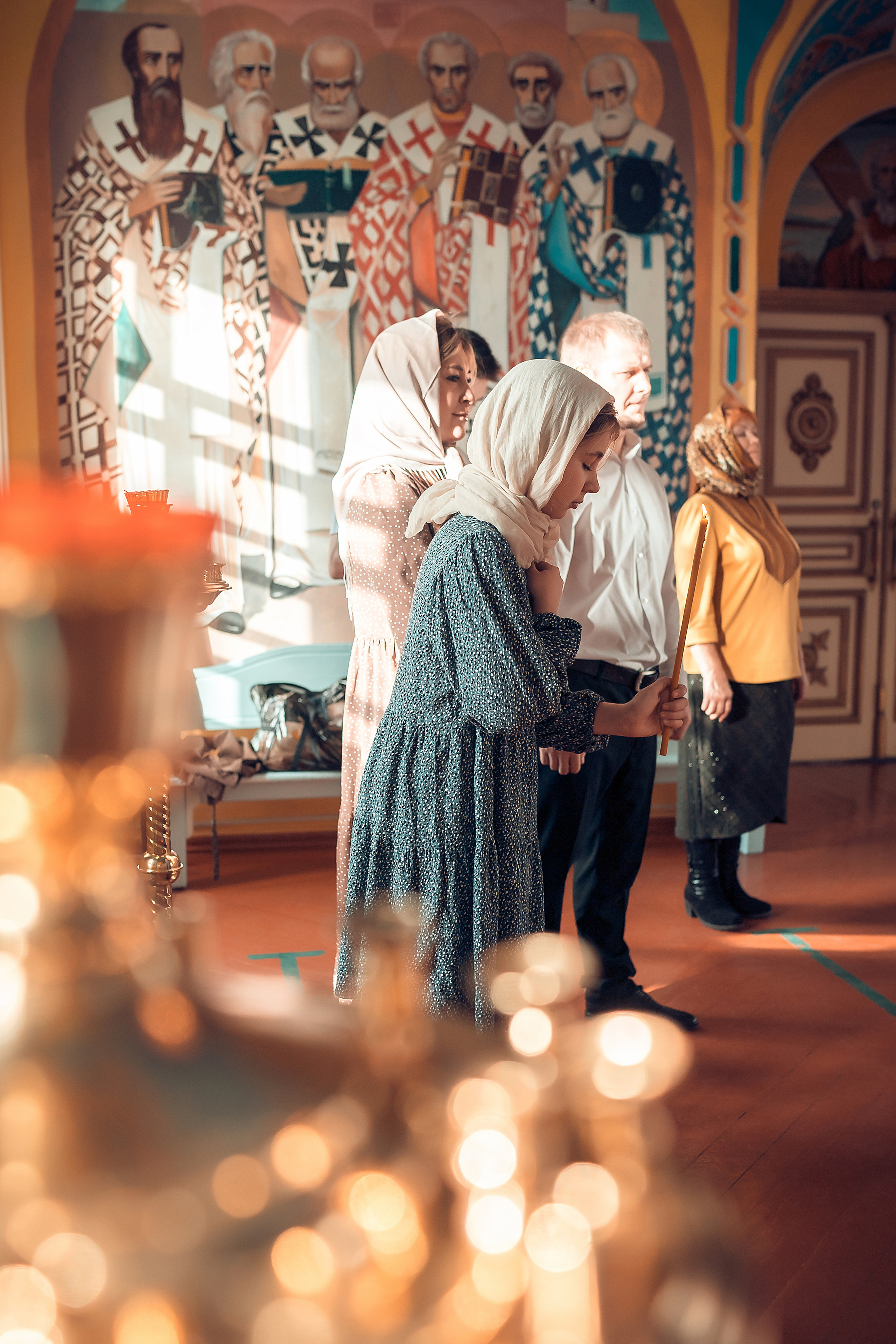 Таинство крещения Кирилла Благовещенский Собор. Фотограф на Крещение и Венчание в Красноярске Рамазанова Юлия