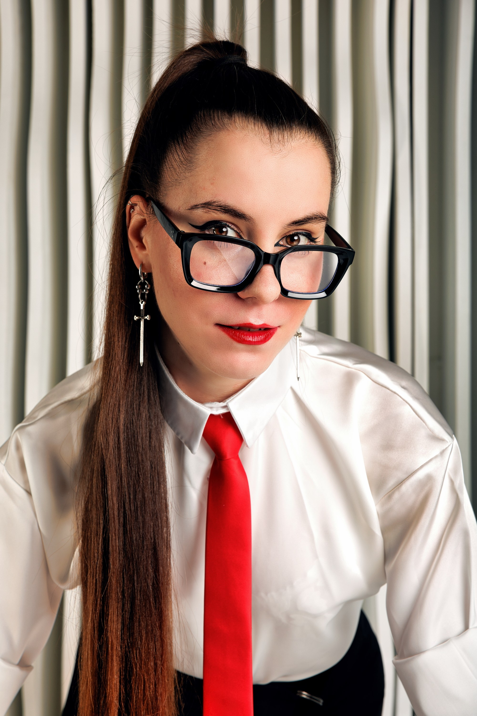 Даша. Офисная студийная фотосессия