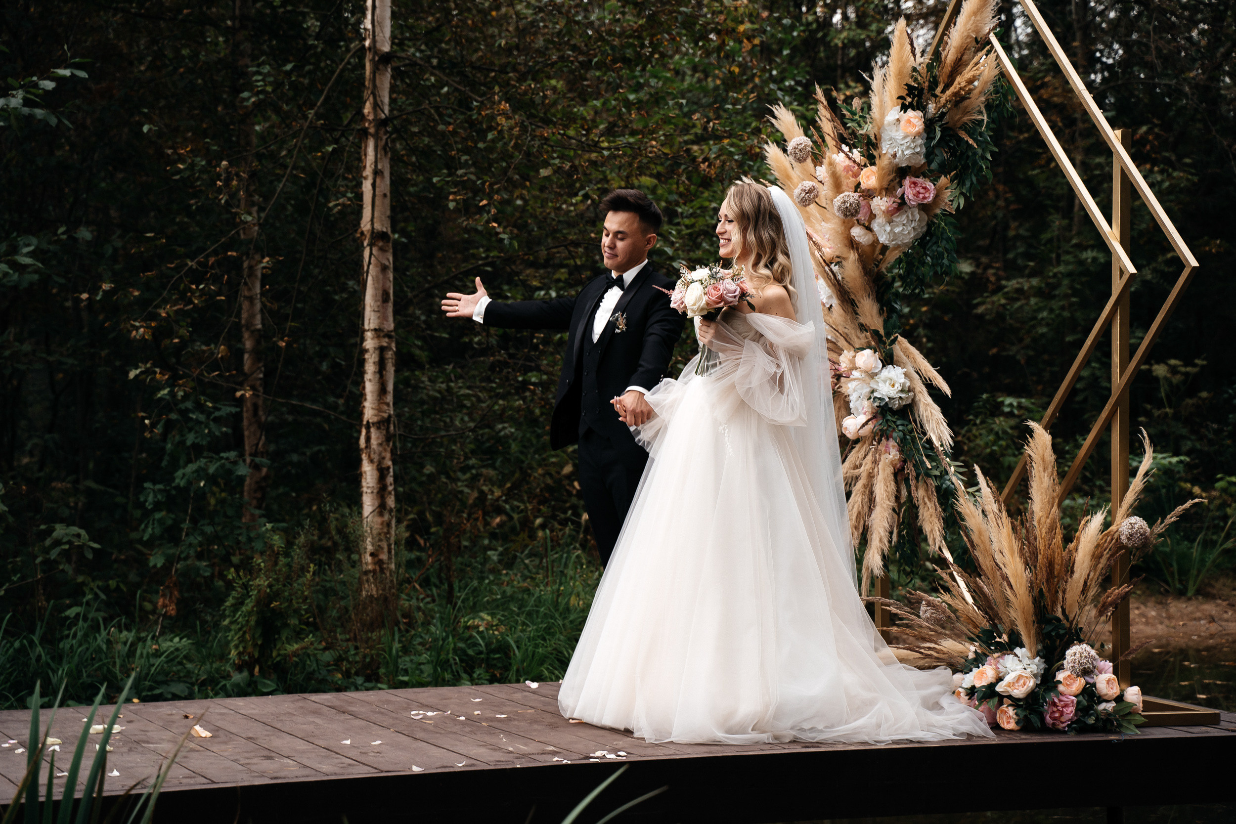 Айвар и Александра. Павел Мерк. Стильная свадебная фотография