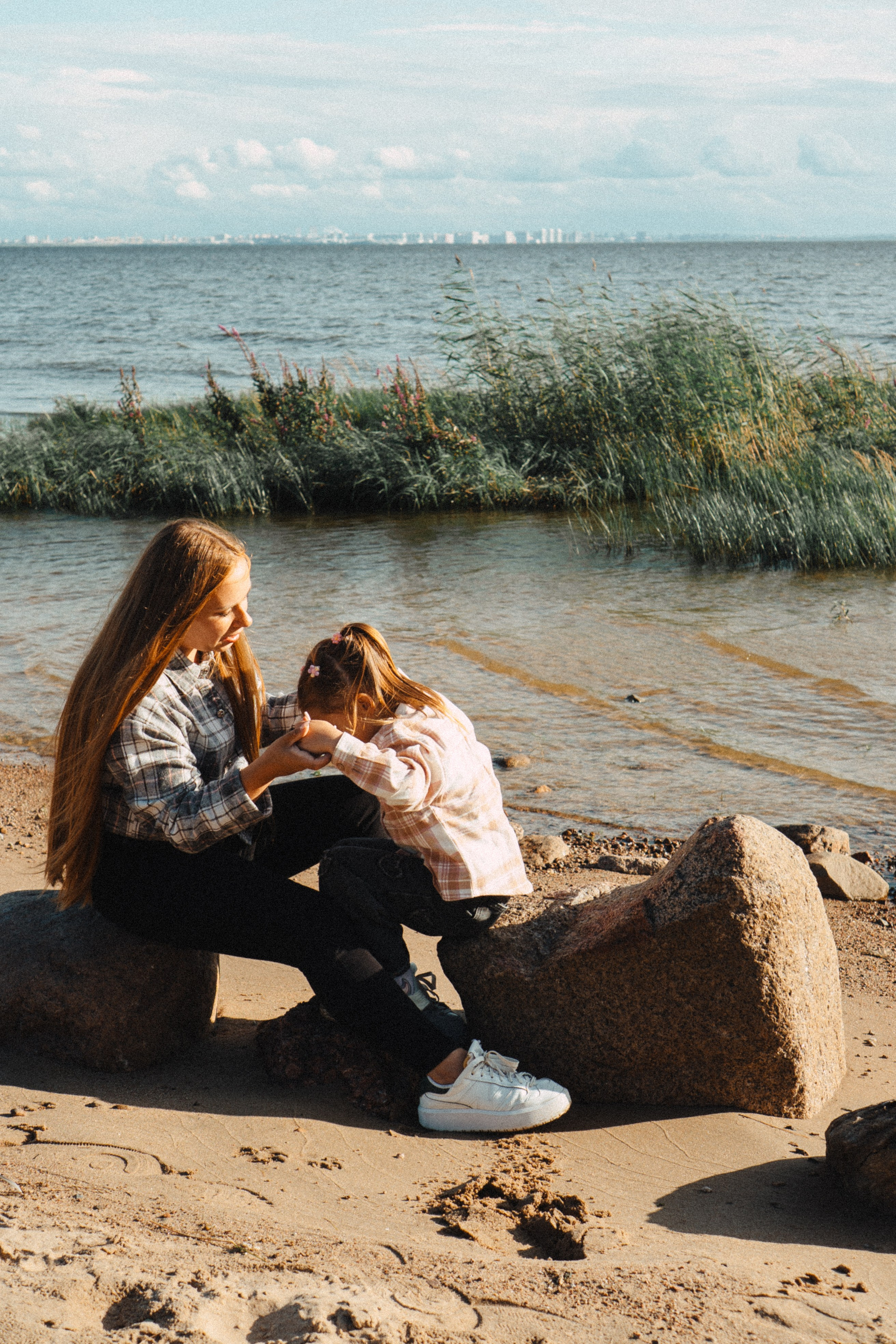 МАМА И ДОЧКА НА ФИНСКОМ ЗАЛИВЕ. Профессиональный фотограф, Санкт-Петербург — Виктория Богомолова