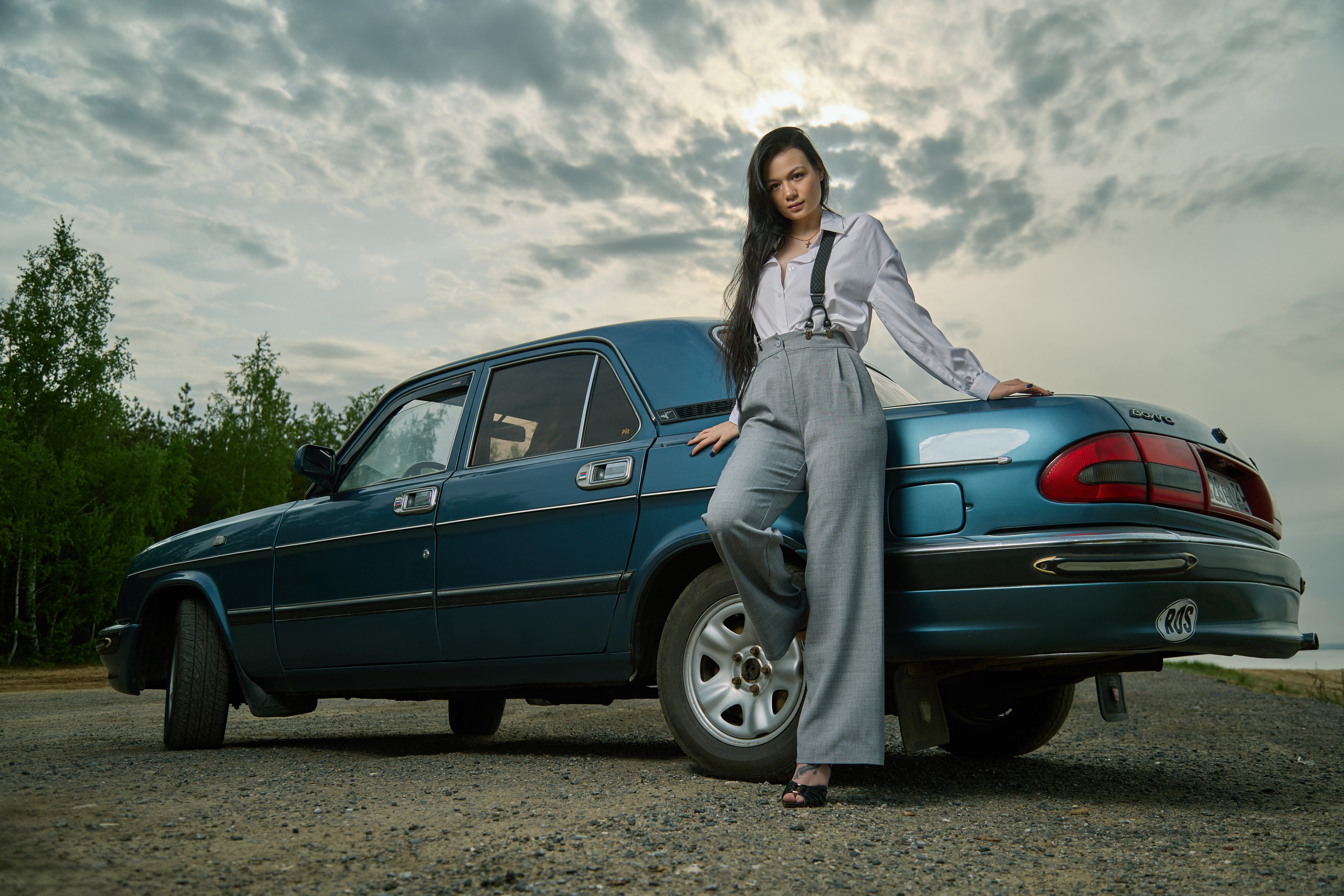 Фотосессия с автомобилем Волга ГАЗ 3110. Чувашия, Чебоксары, заволжье. Владимир Суздалов (ProMaXe)