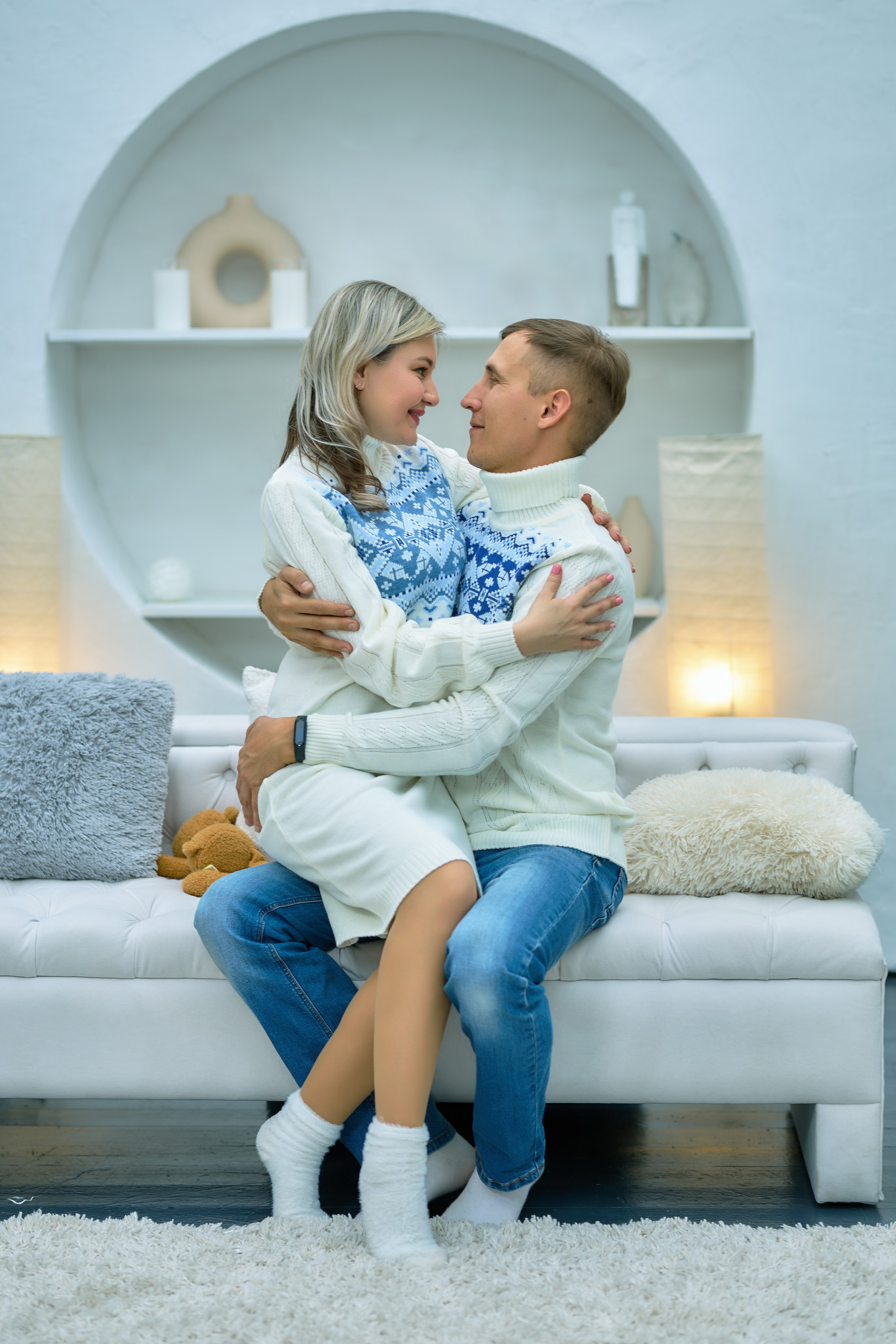 Семейная студийная новогодняя фотосессия. Владимир Суздалов (ProMaXe) — Портретный фотограф, тематические фотосессии в Чебоксарах