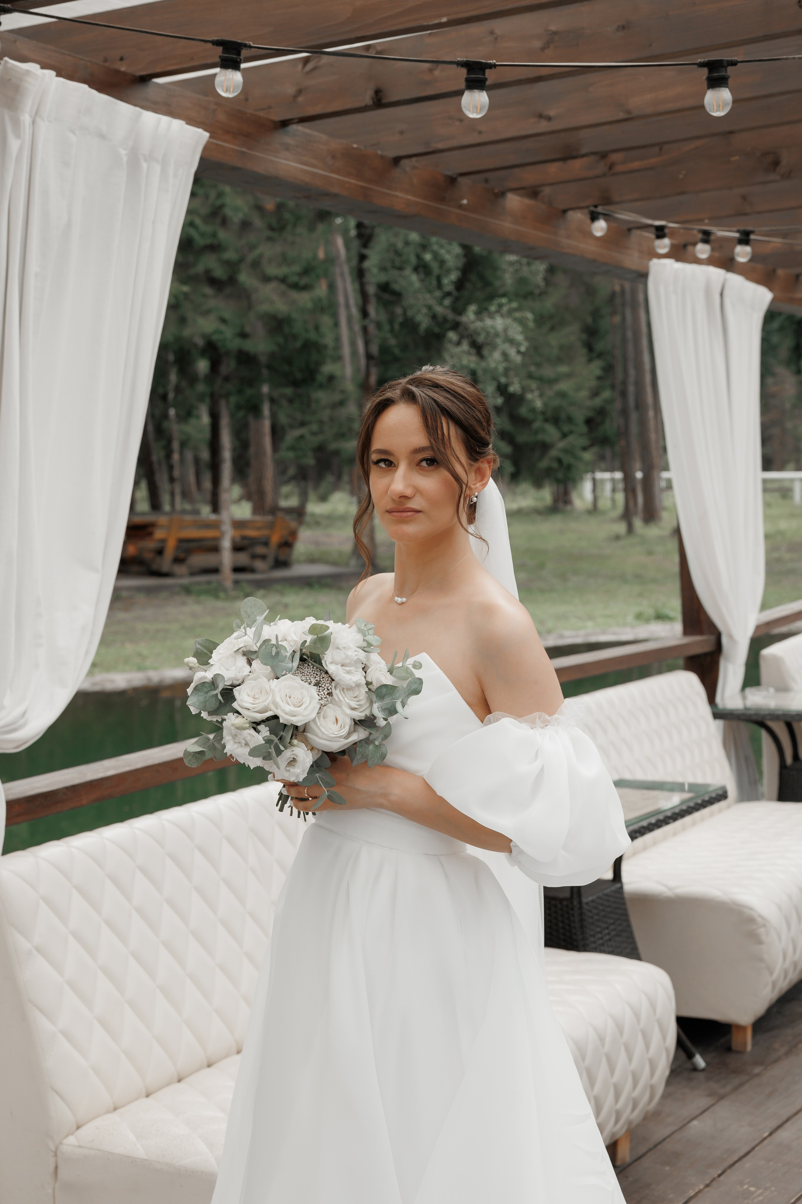 Полина и Дмитрий, загородный клуб «Барин», ЗАГС в г. Пушкино. Свадебный и репортажный фотограф (Москва, Королев и другие)