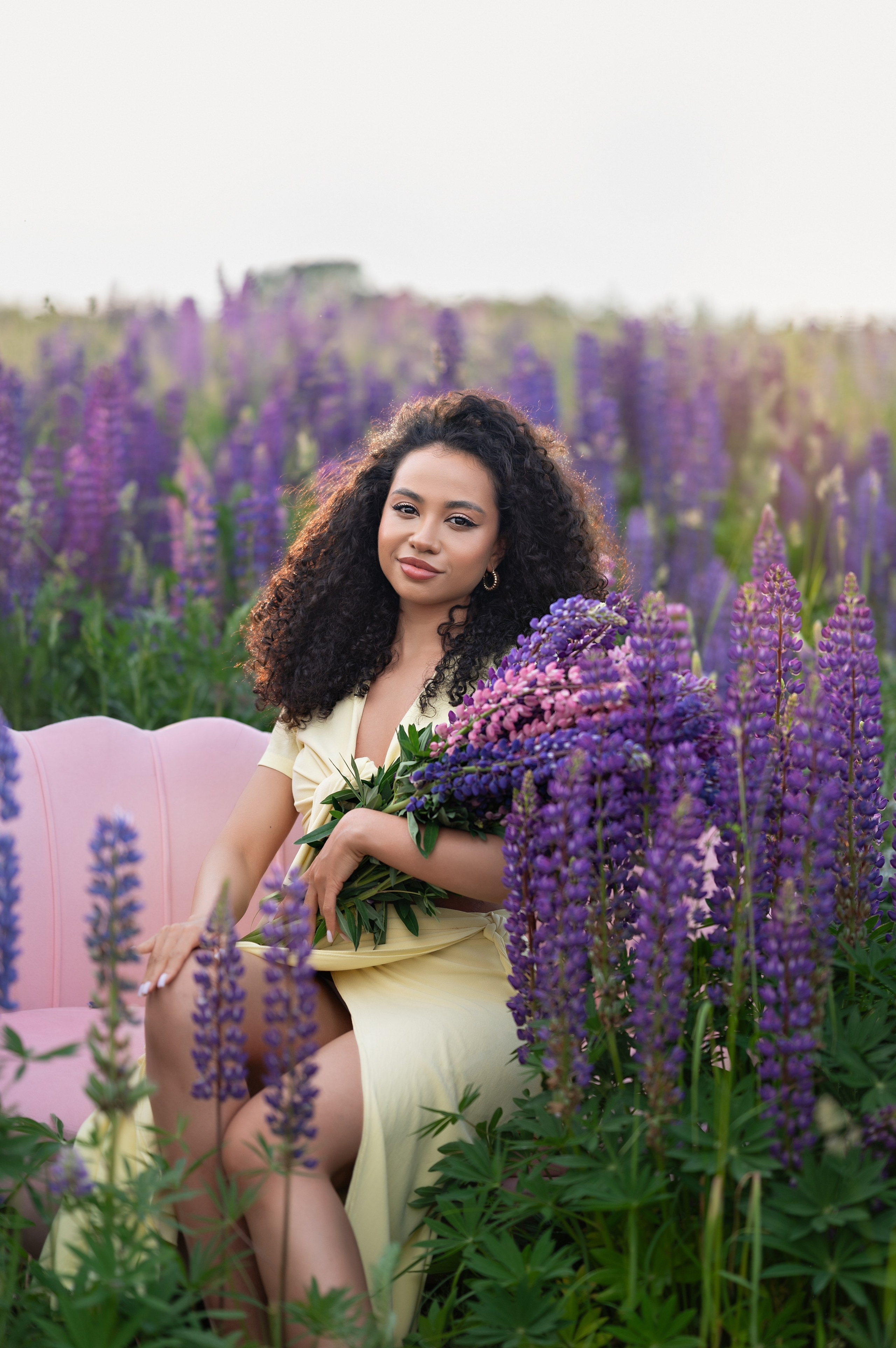 Люпиновое поле. Детский и семейный фотограф г. Москва Оксана Катаджи