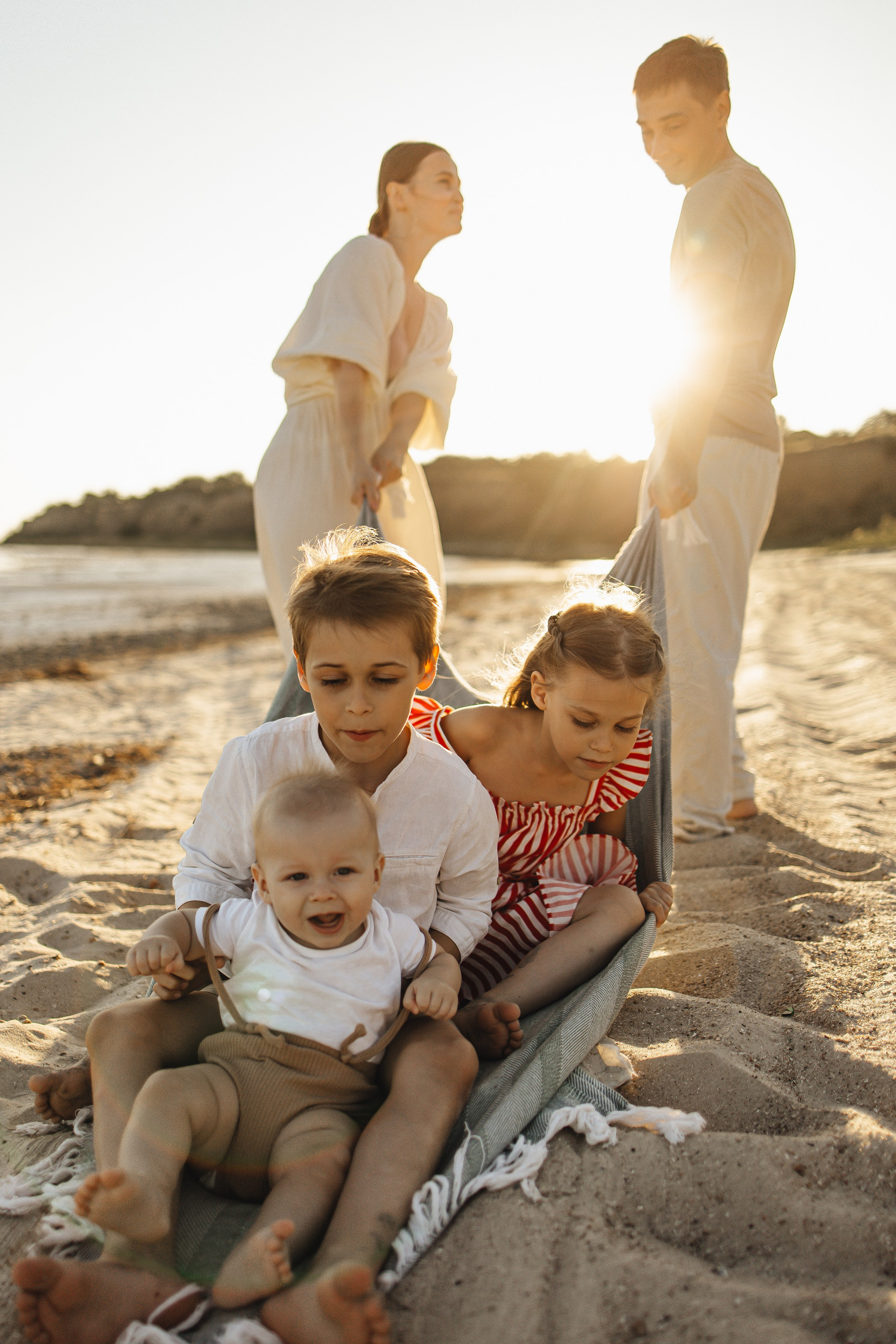 Летняя история на берегу. Семейный и детский фотограф, таганрог, ростов-на-дону