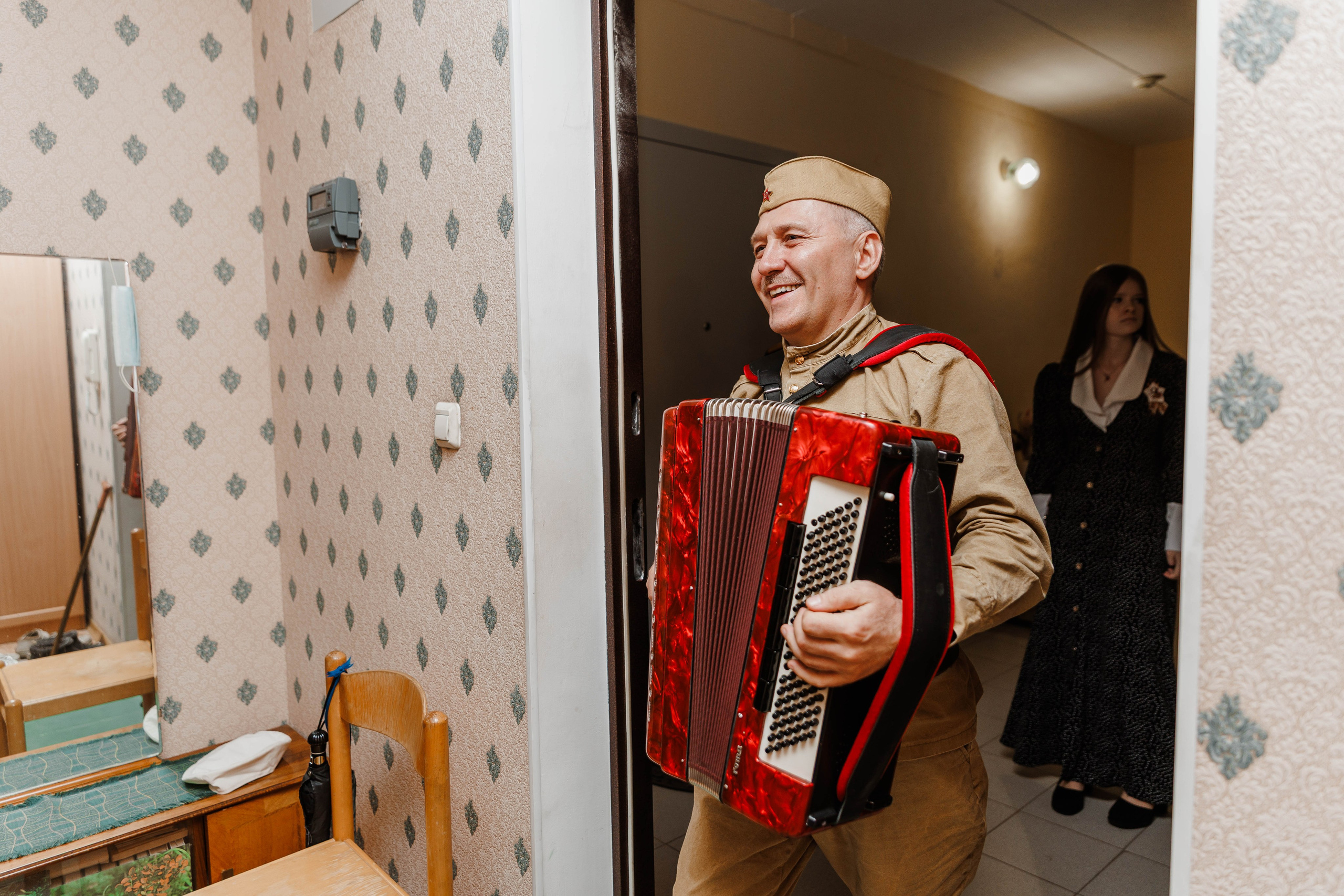 ПОЗДРАВЛЕНИЕ ВЕТЕРАНОВ ВЕЛИКОЙ ОТЕЧЕСТВЕННОЙ ВОЙНЫ. РЕПОРТАЖНЫЙ ФОТОГРАФ НИЖНИЙ НОВГОРОД Игнатьева Виктория