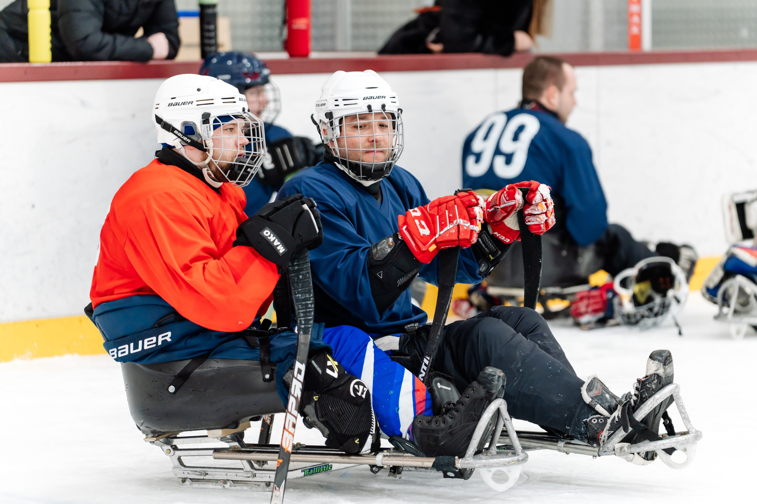 Игра в следж хоккей приуроченная 23.02.26 в арене Сталкер