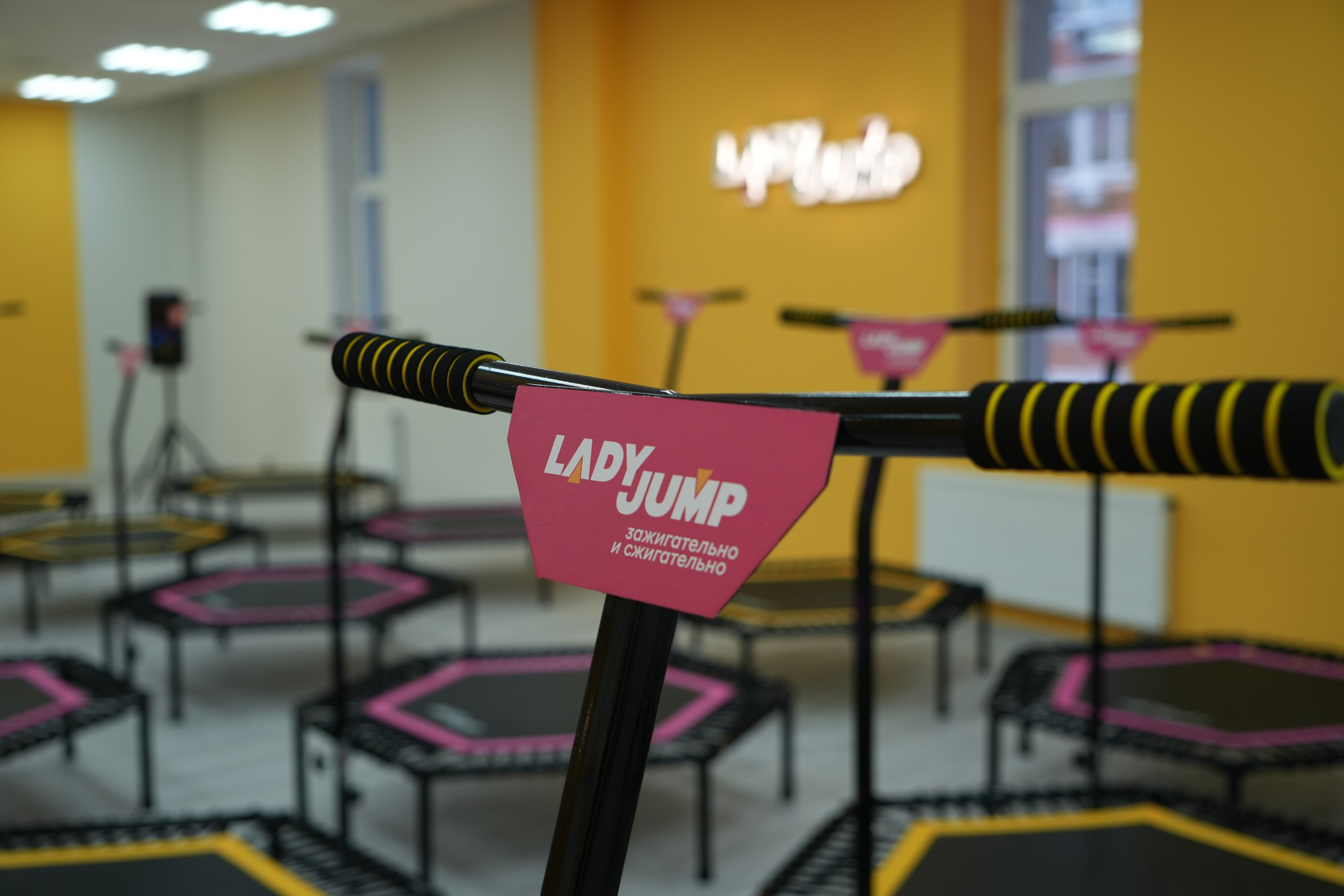 Открытие батутного центра «Lady Jump». Видеограф и Фотограф в Москве